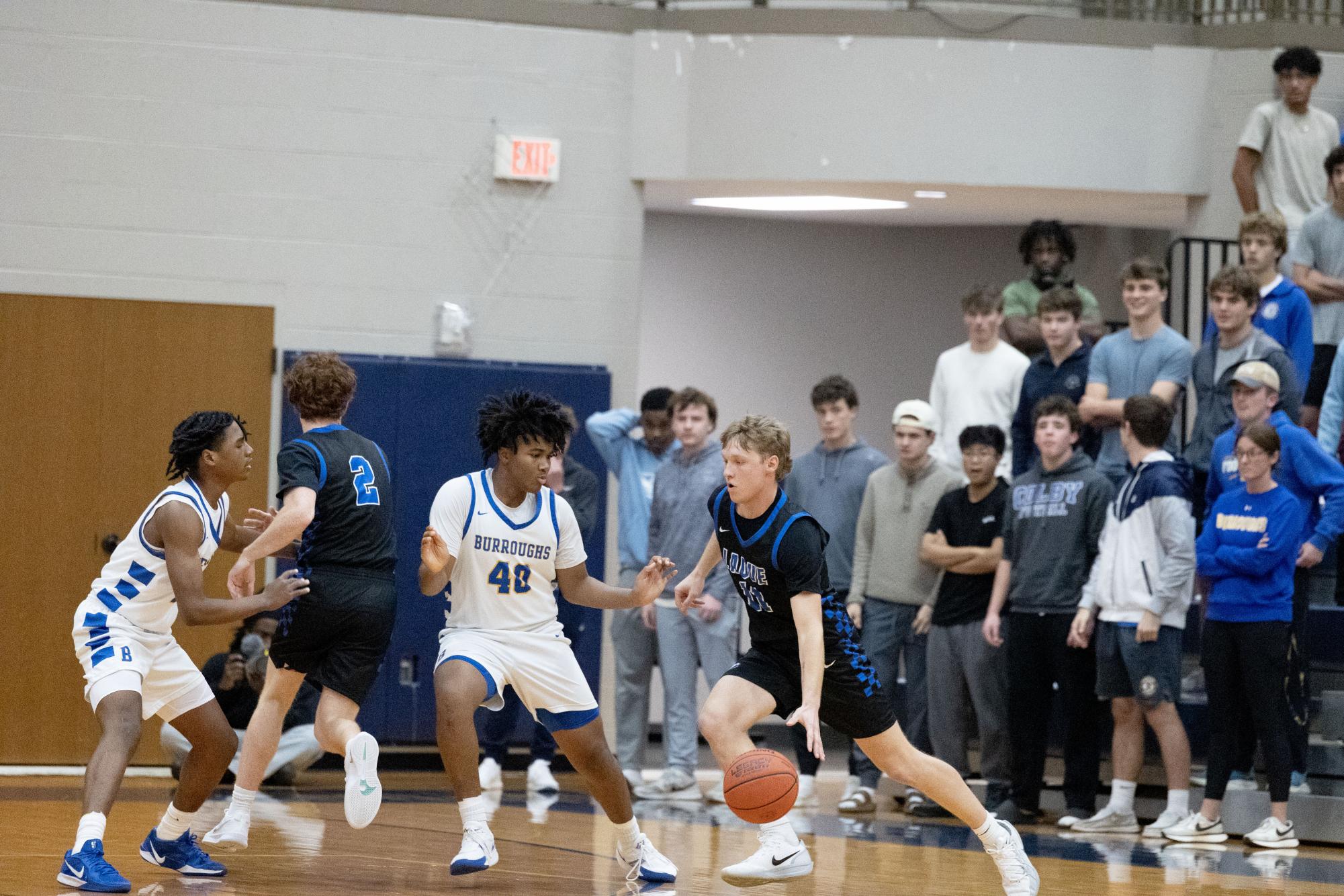 Boys varsity basketball defeats John Burroughs Nov. 20