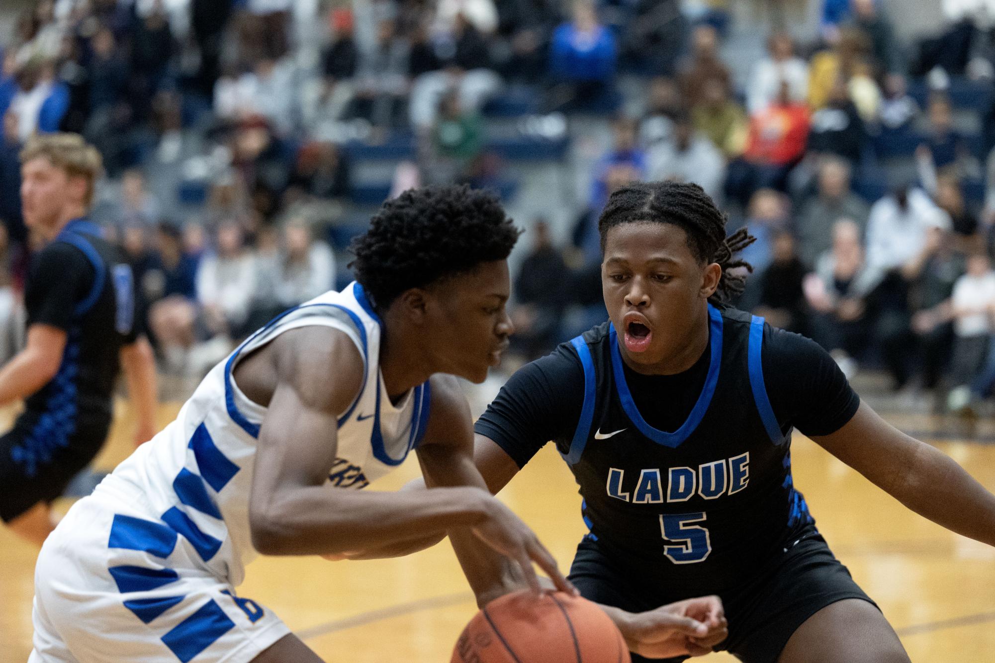 Boys varsity basketball defeats John Burroughs Nov. 20