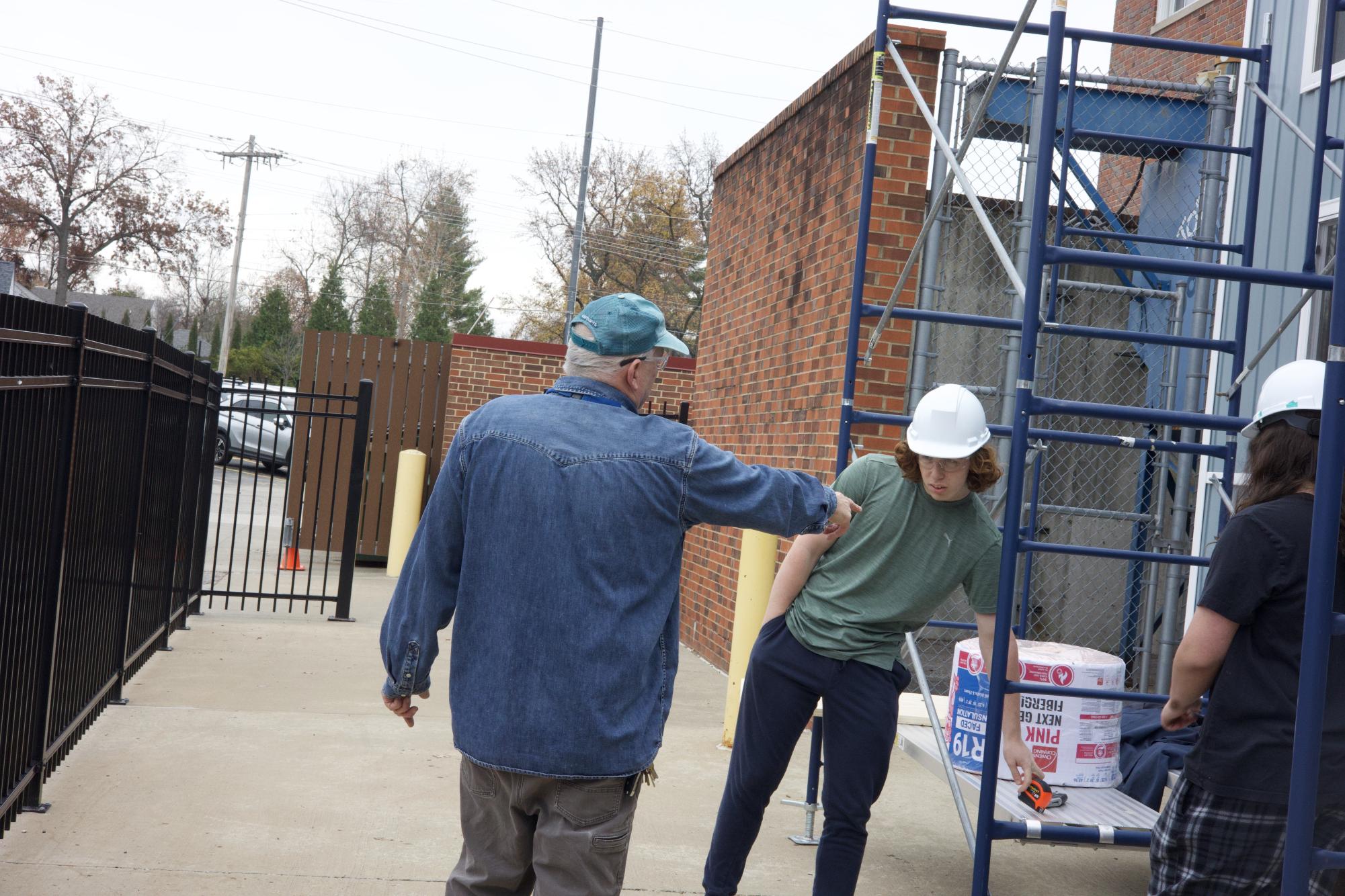 Construction Innovations works on Tiny Home project Nov. 24