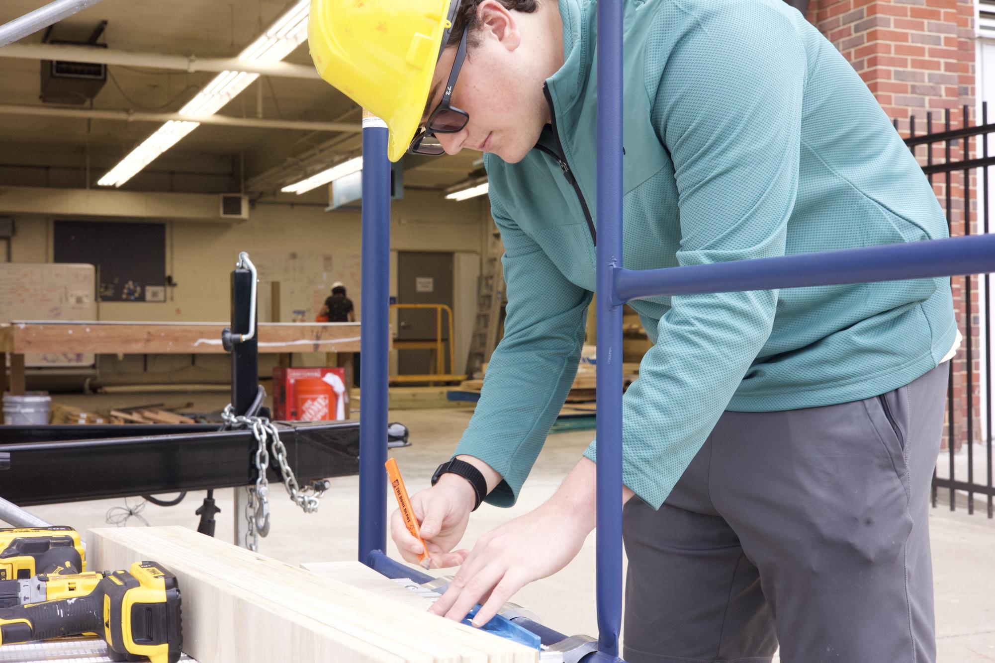 Construction Innovations works on Tiny Home project Nov. 24