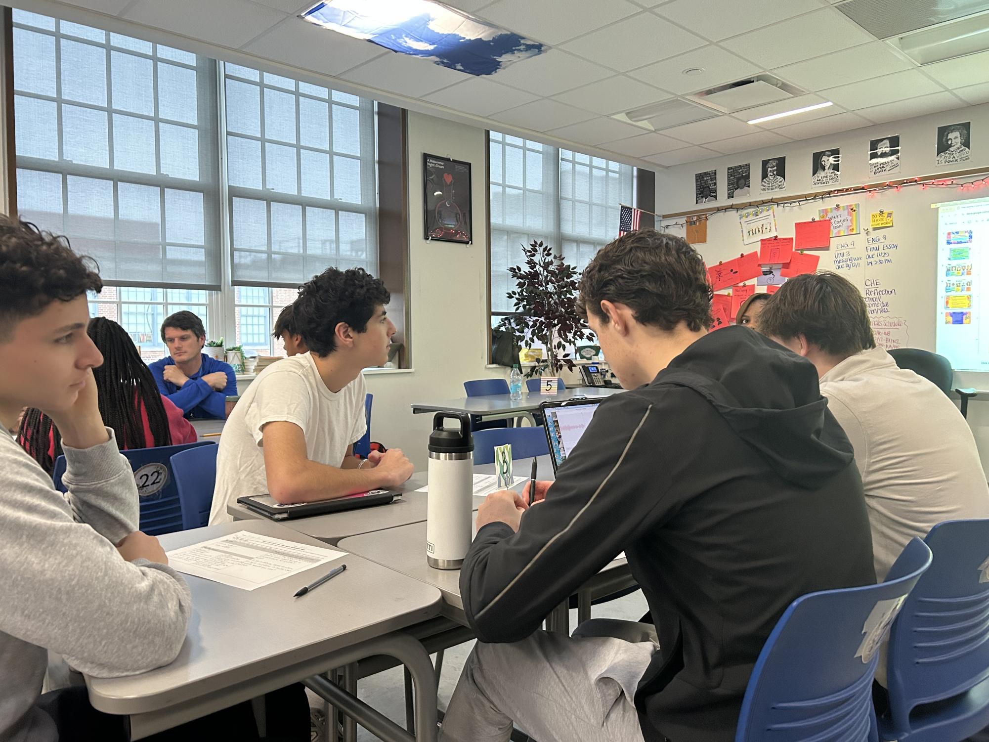 Students in Communications and the Human Experience interview staff Nov. 21.
