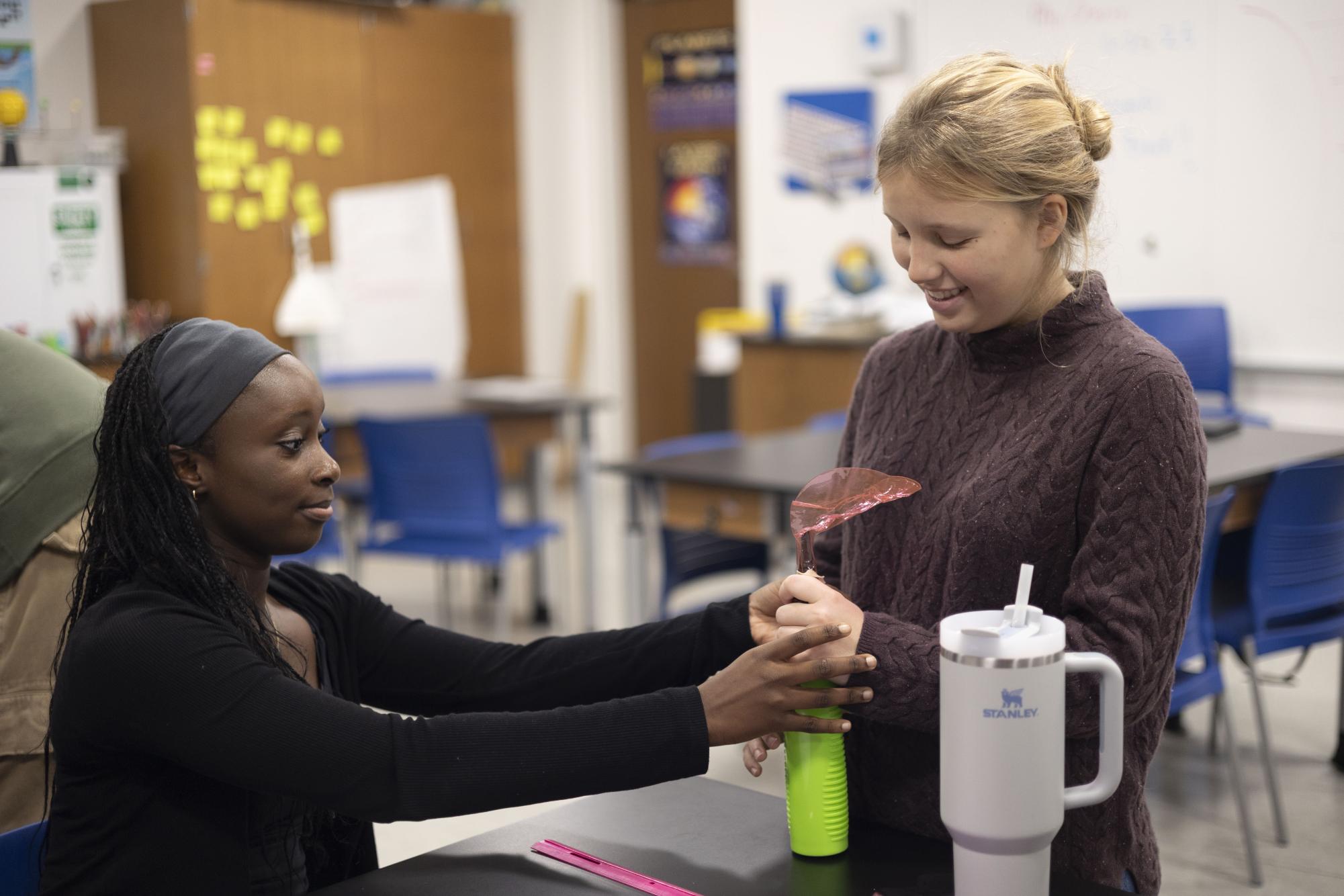 Astronomy students conduct big bang lab