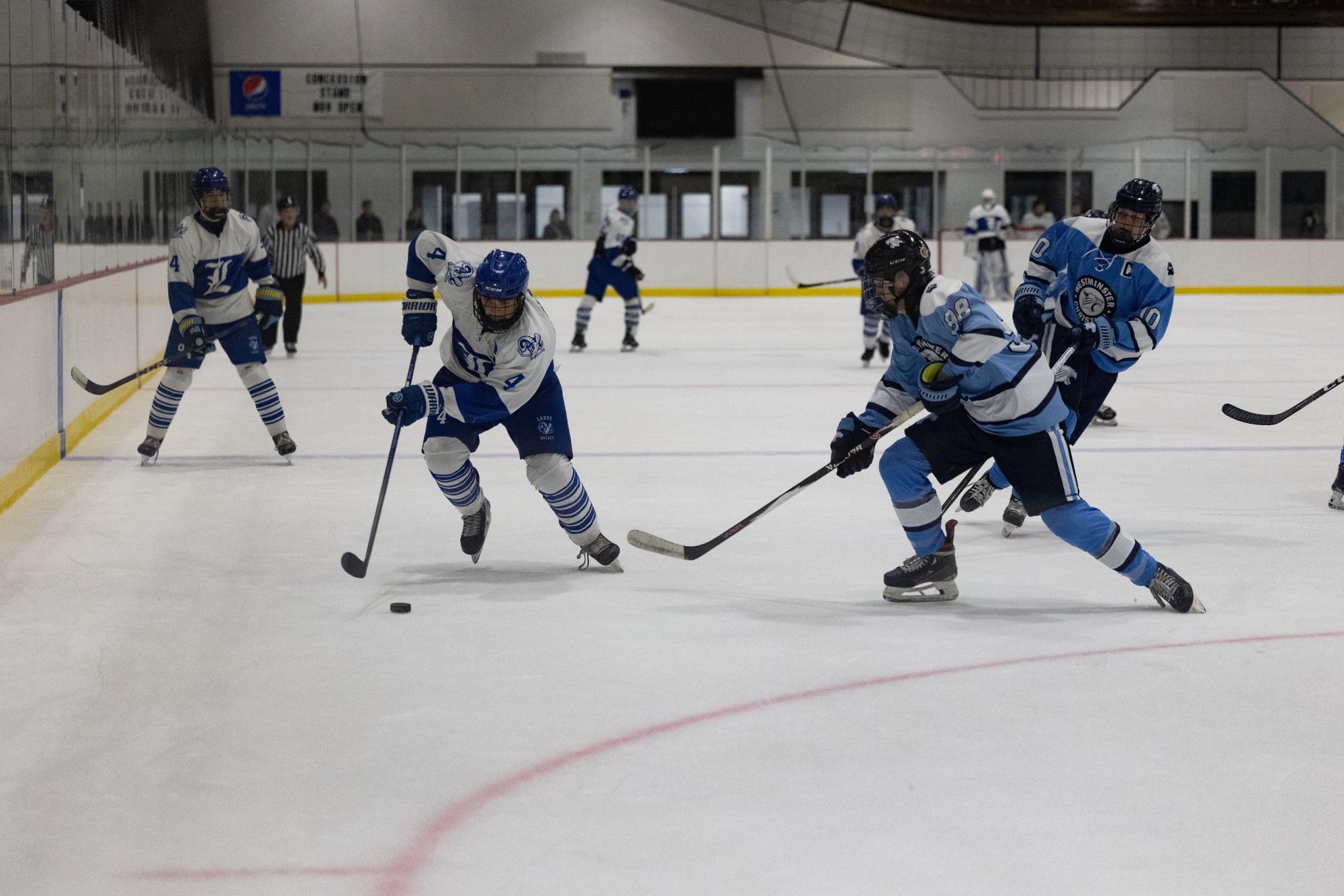 Varsity Hockey beats Westminister 6-0 Nov. 6