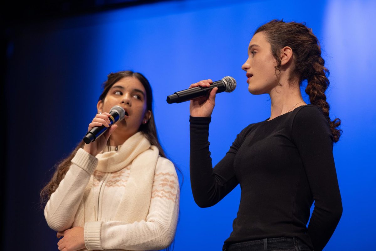 The annual Winter Choir Concert showcased the exceptional talent and dedication of our vocal ensemble. Under the direction of Ruth Grollman, our choir delivered a seasonal program. "We have been rehearsing for a while and it was so fun to finally get to show our skills," Lily Crabtree said. 