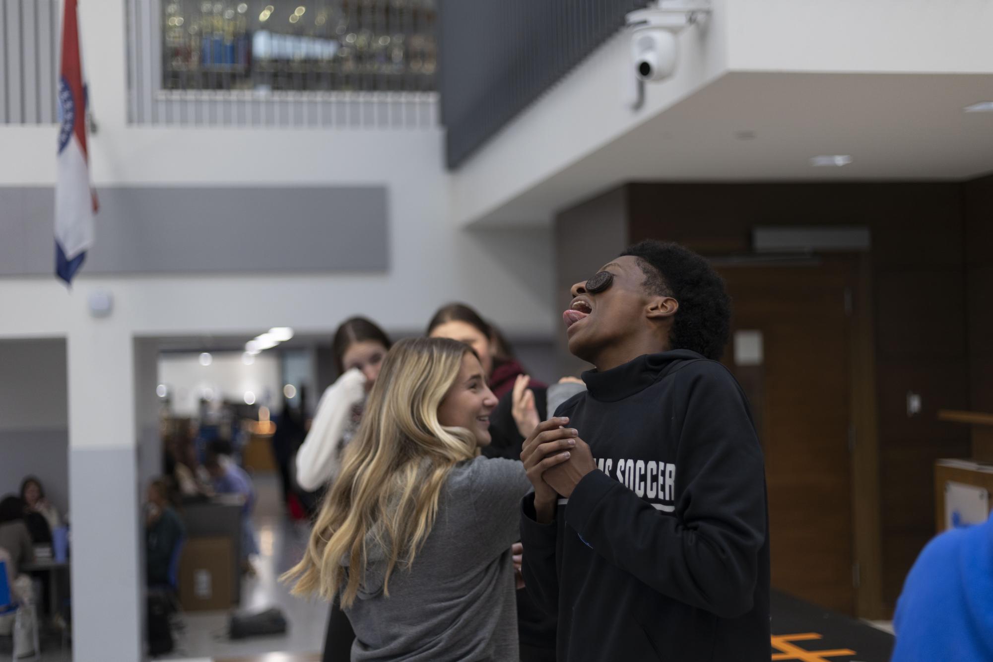 STUCO hosts Minute to Win it games during lunch Dec. 9