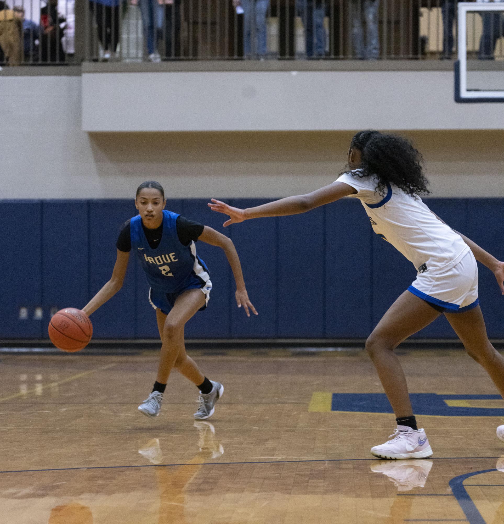 Girls varsity basketball falls to John Burroughs 70-40