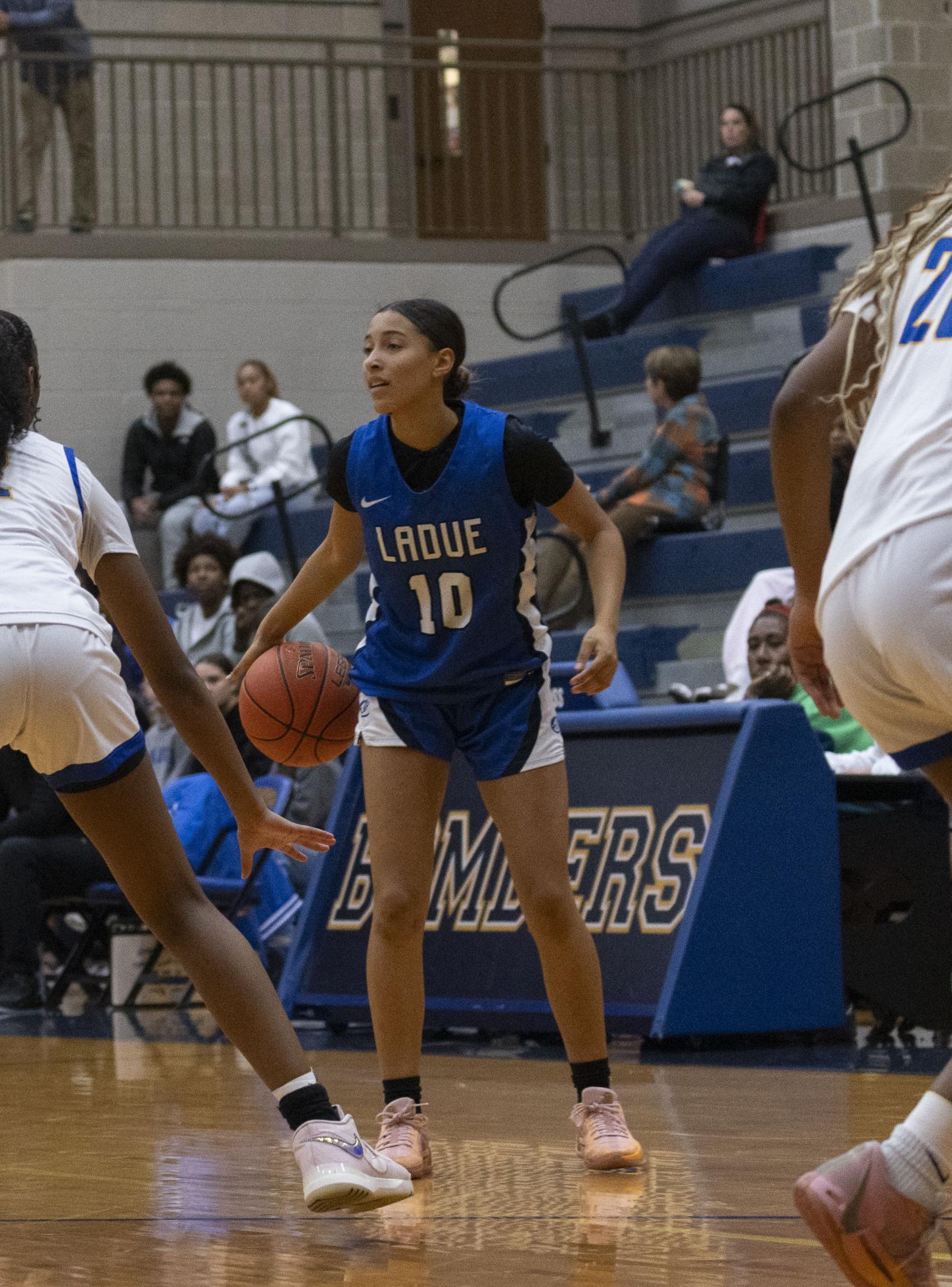 Girls varsity basketball falls to John Burroughs 70-40