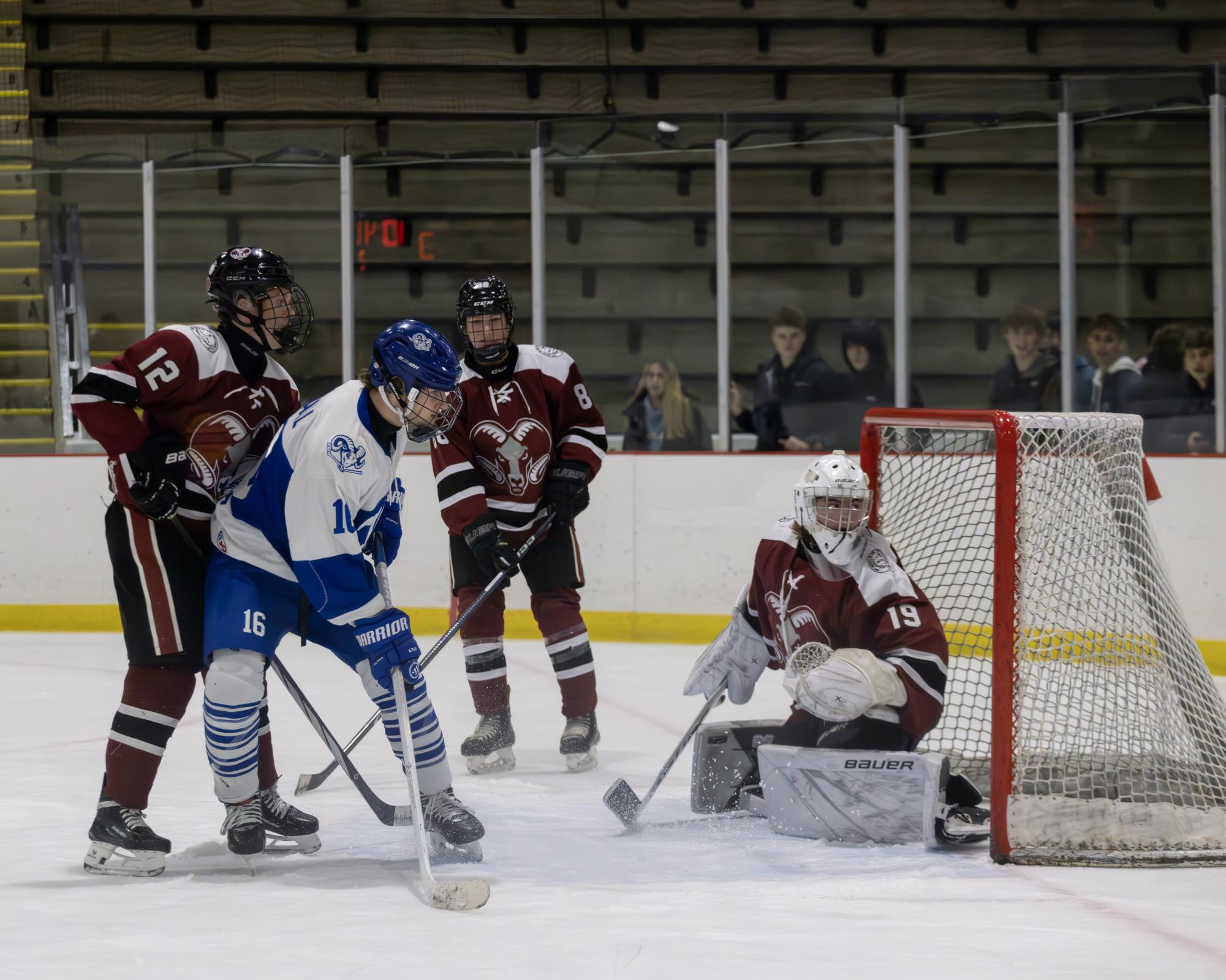 Varsity hockey clash against MICDS Dec. 1