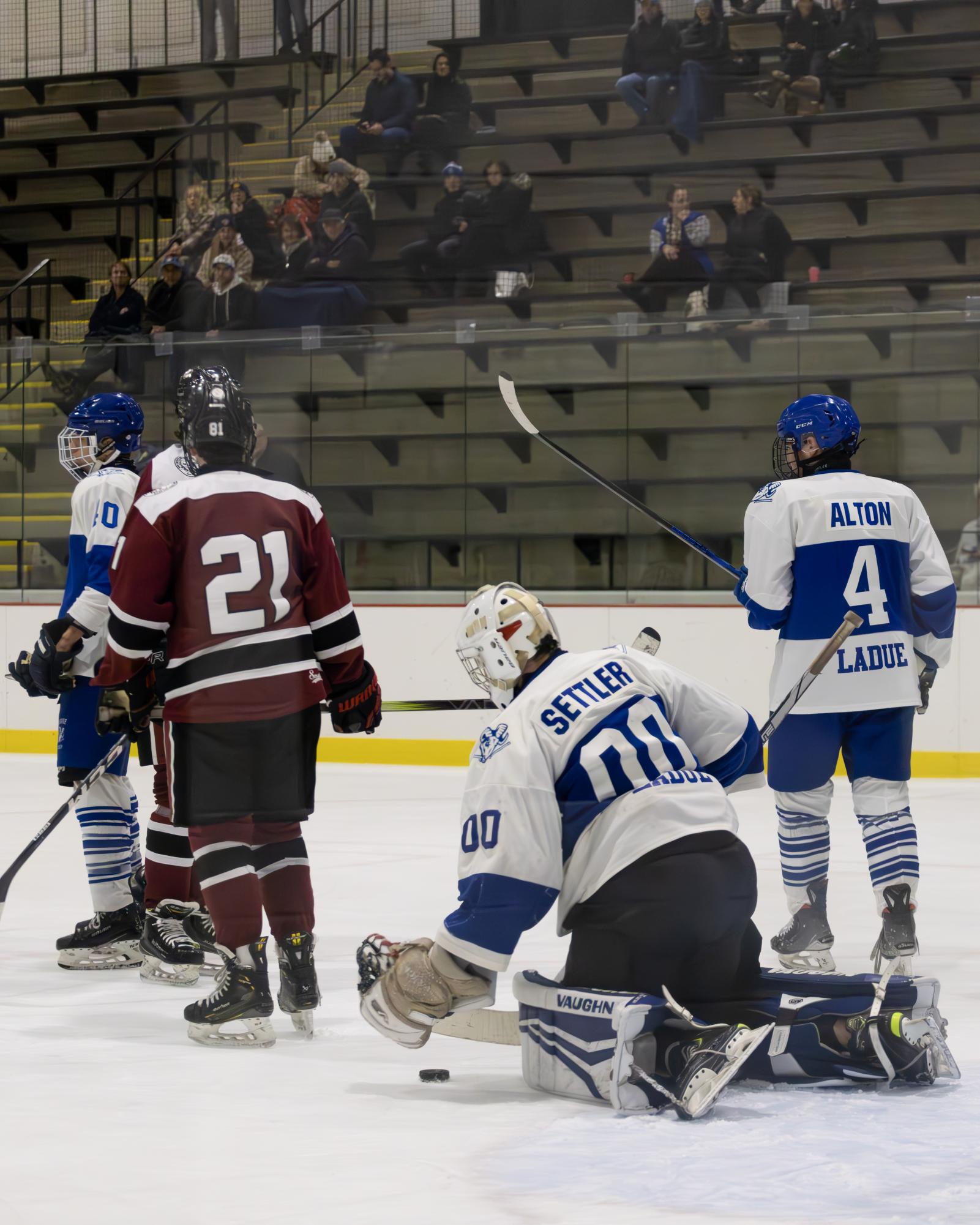 Varsity hockey clash against MICDS Dec. 1