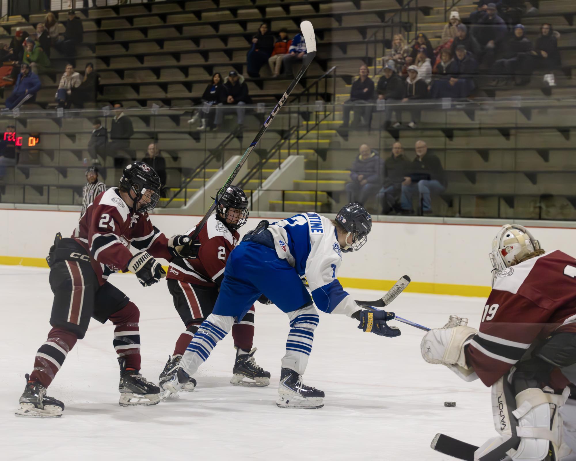 Varsity hockey clash against MICDS Dec. 1