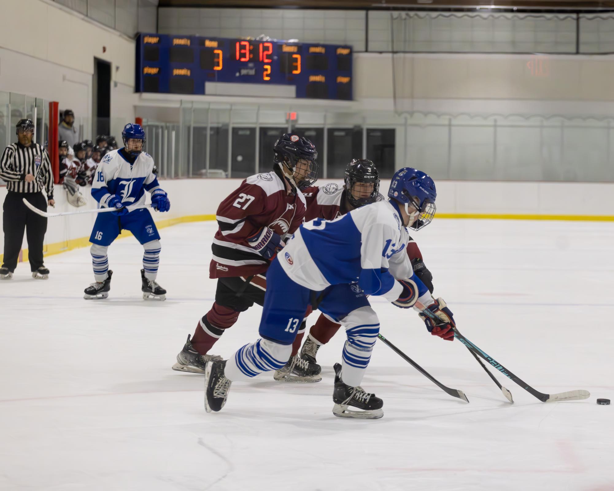 Varsity hockey clash against MICDS Dec. 1