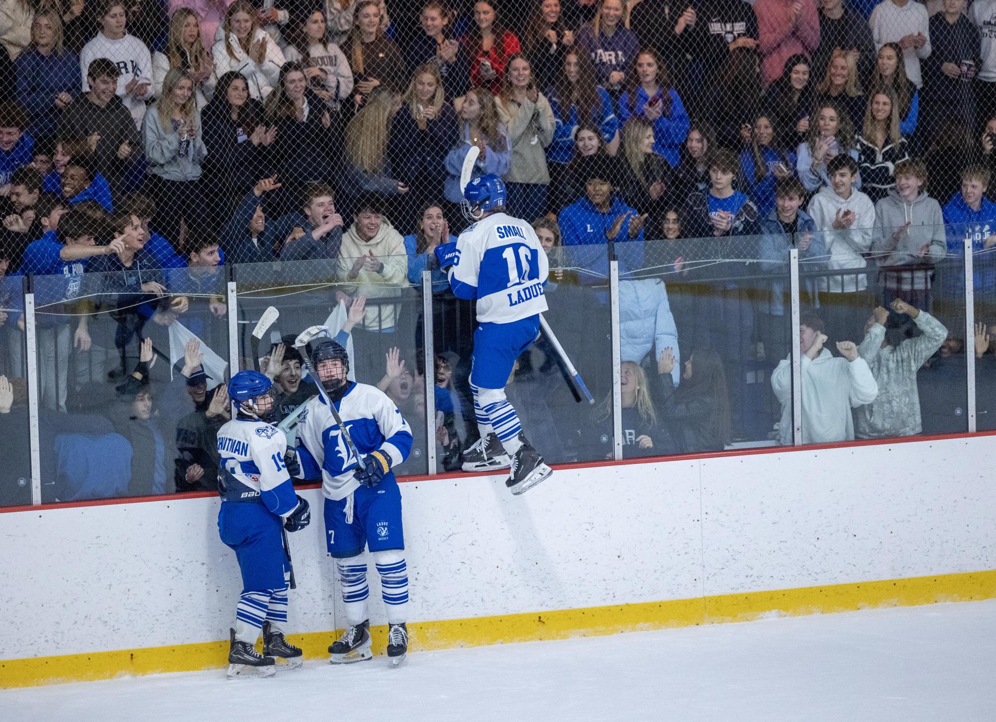 Boys hockey defeats Clayton 8-1