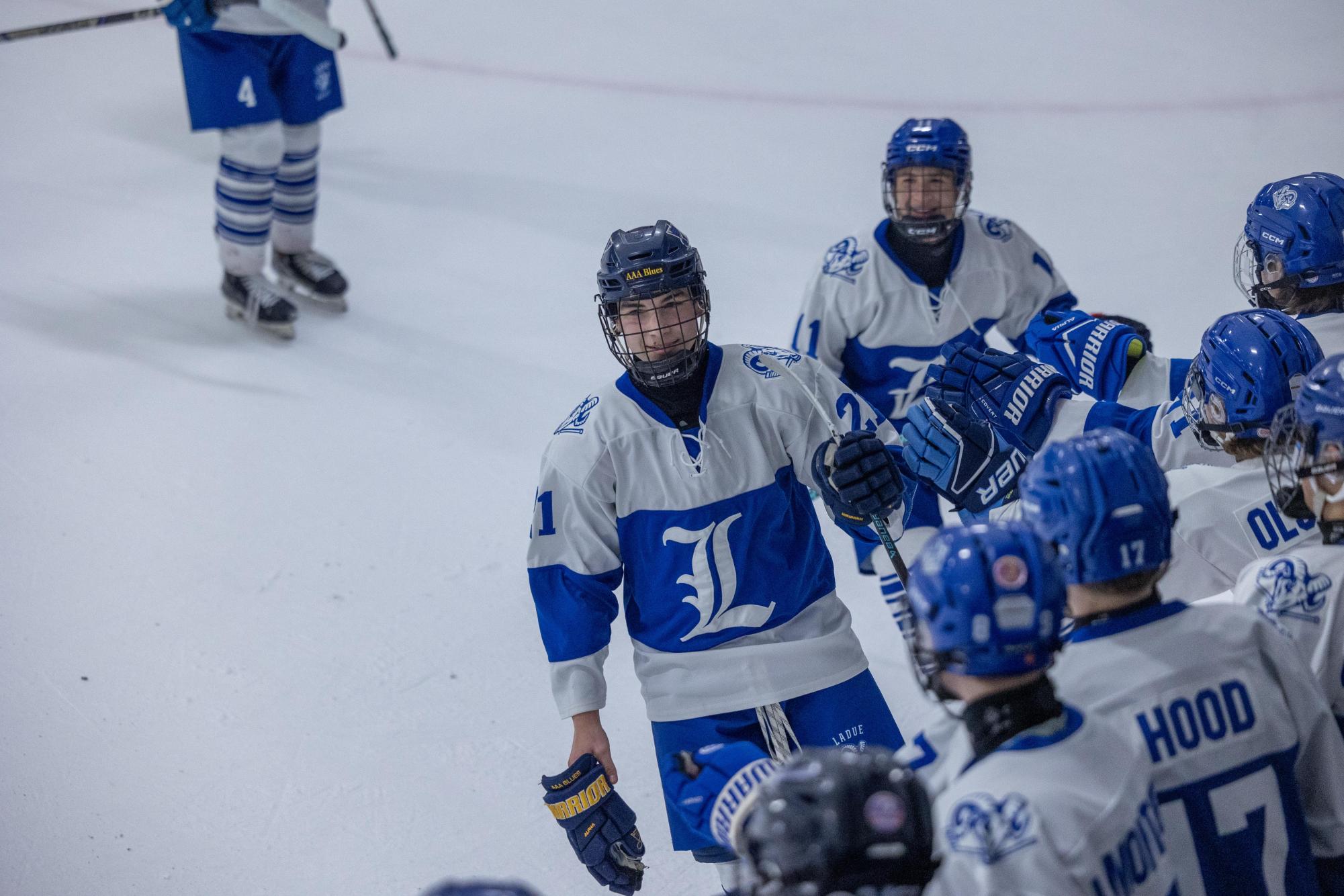 Boys hockey defeats Clayton 8-1