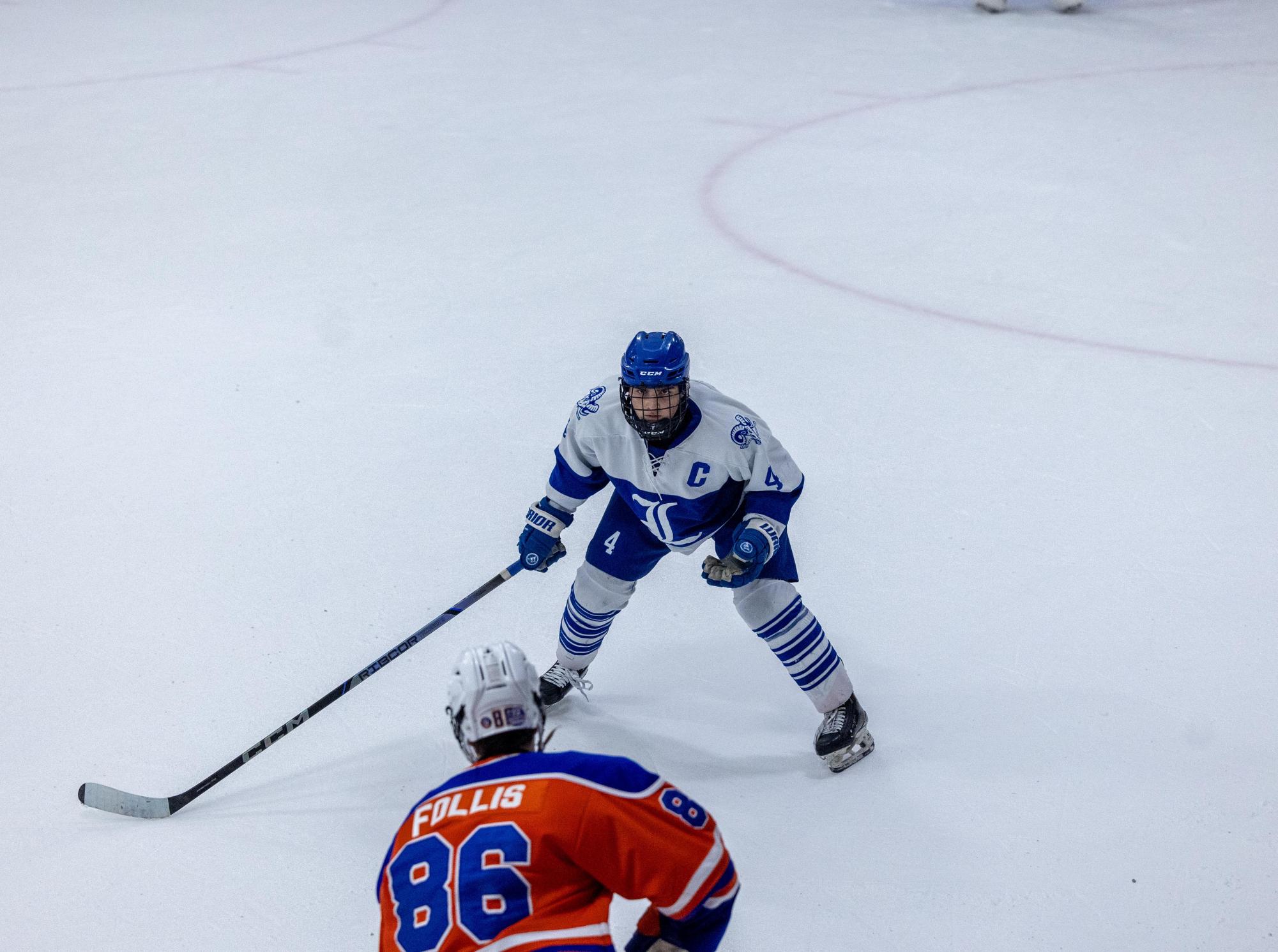 Boys hockey defeats Clayton 8-1