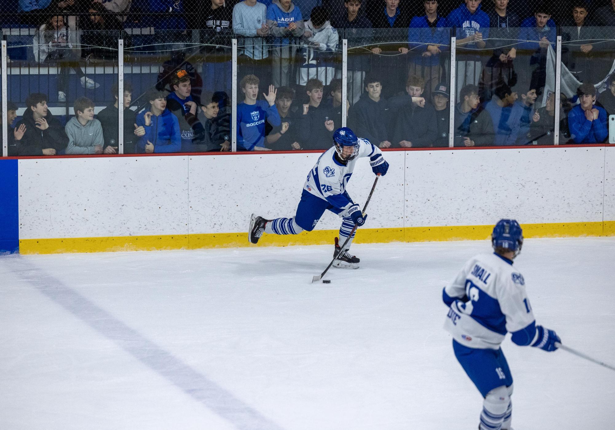 Boys hockey defeats Clayton 8-1