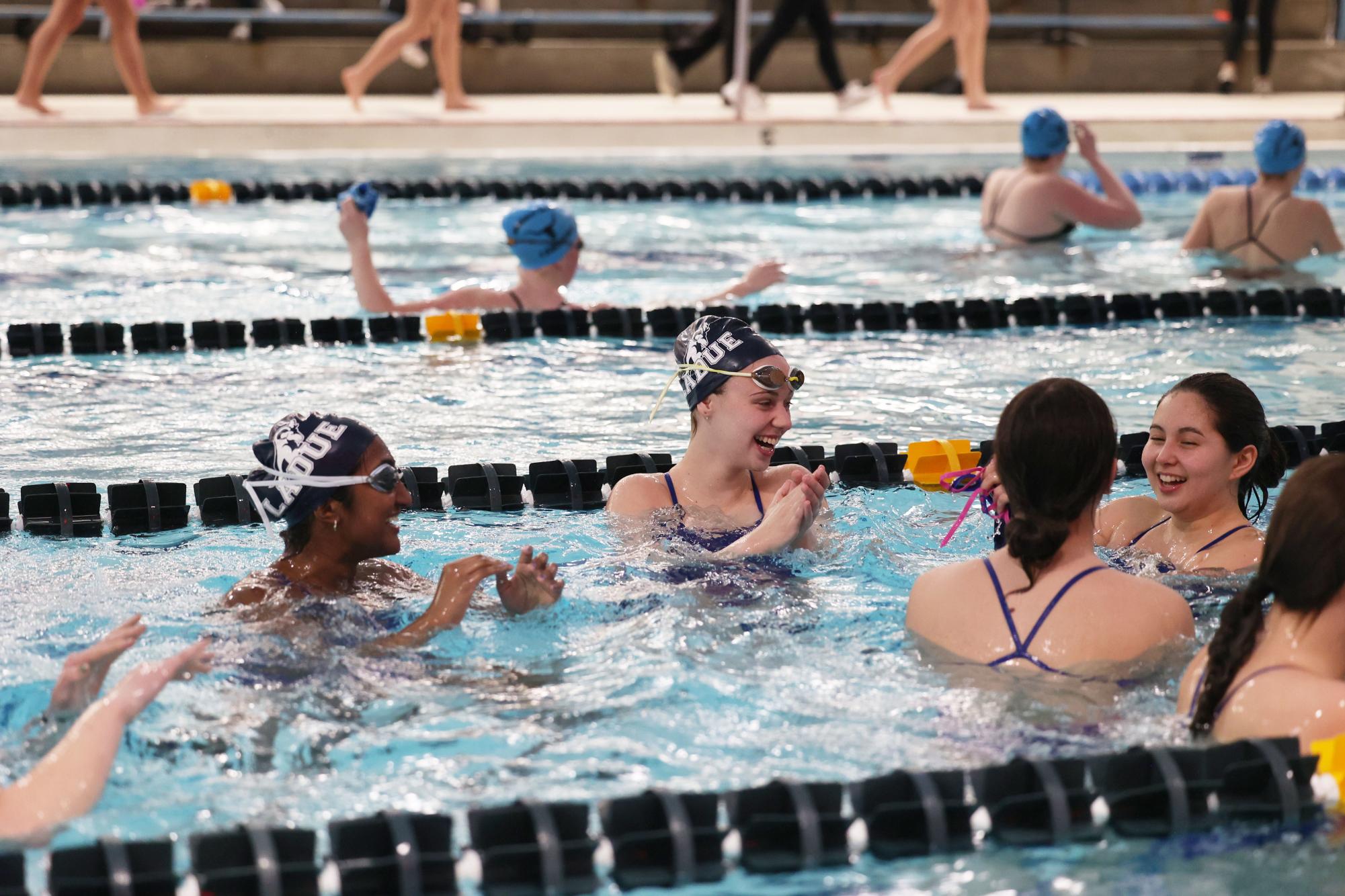 Girls swim competes against Parkway West Jan. 29