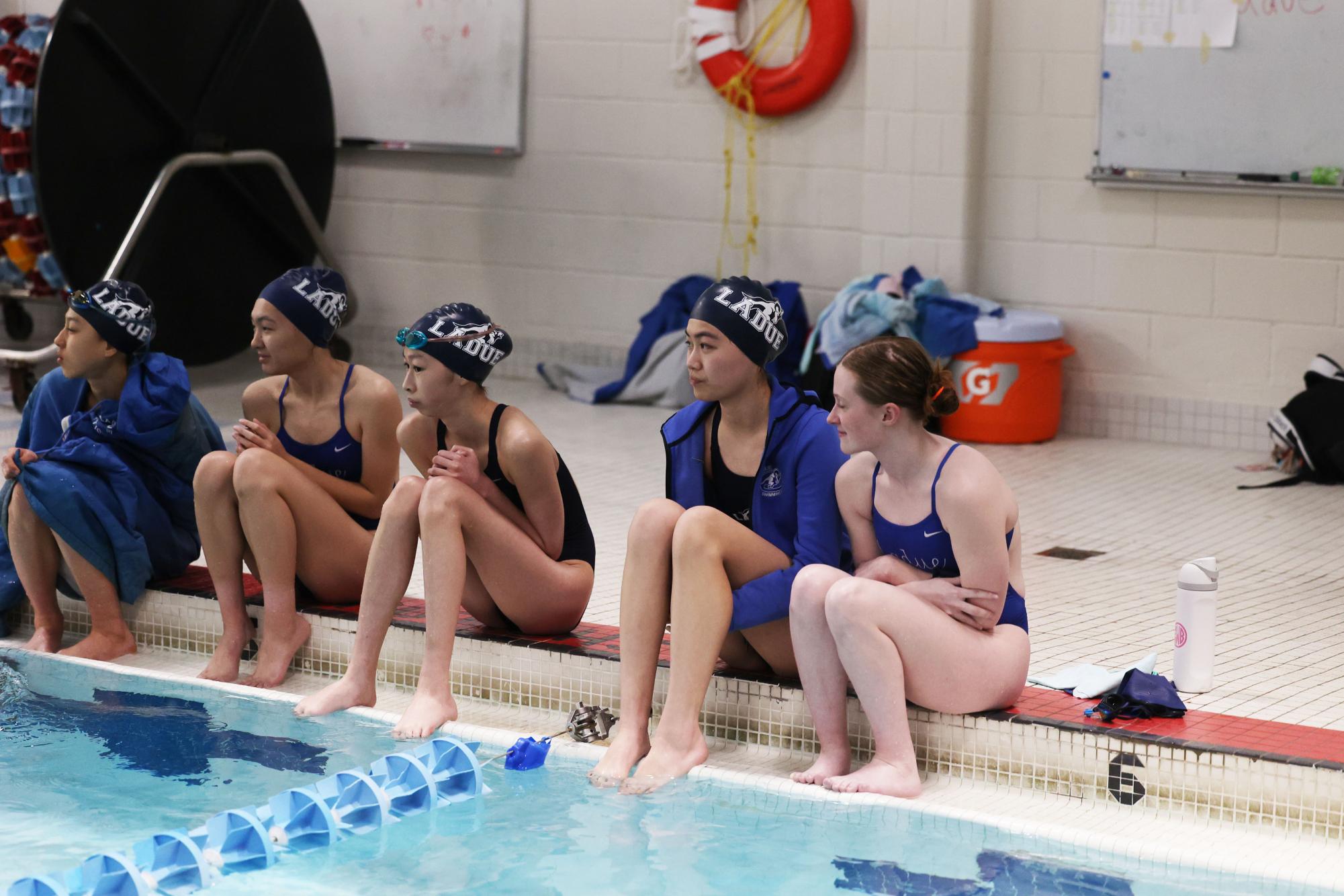 Girls swim competes against Parkway West Jan. 29