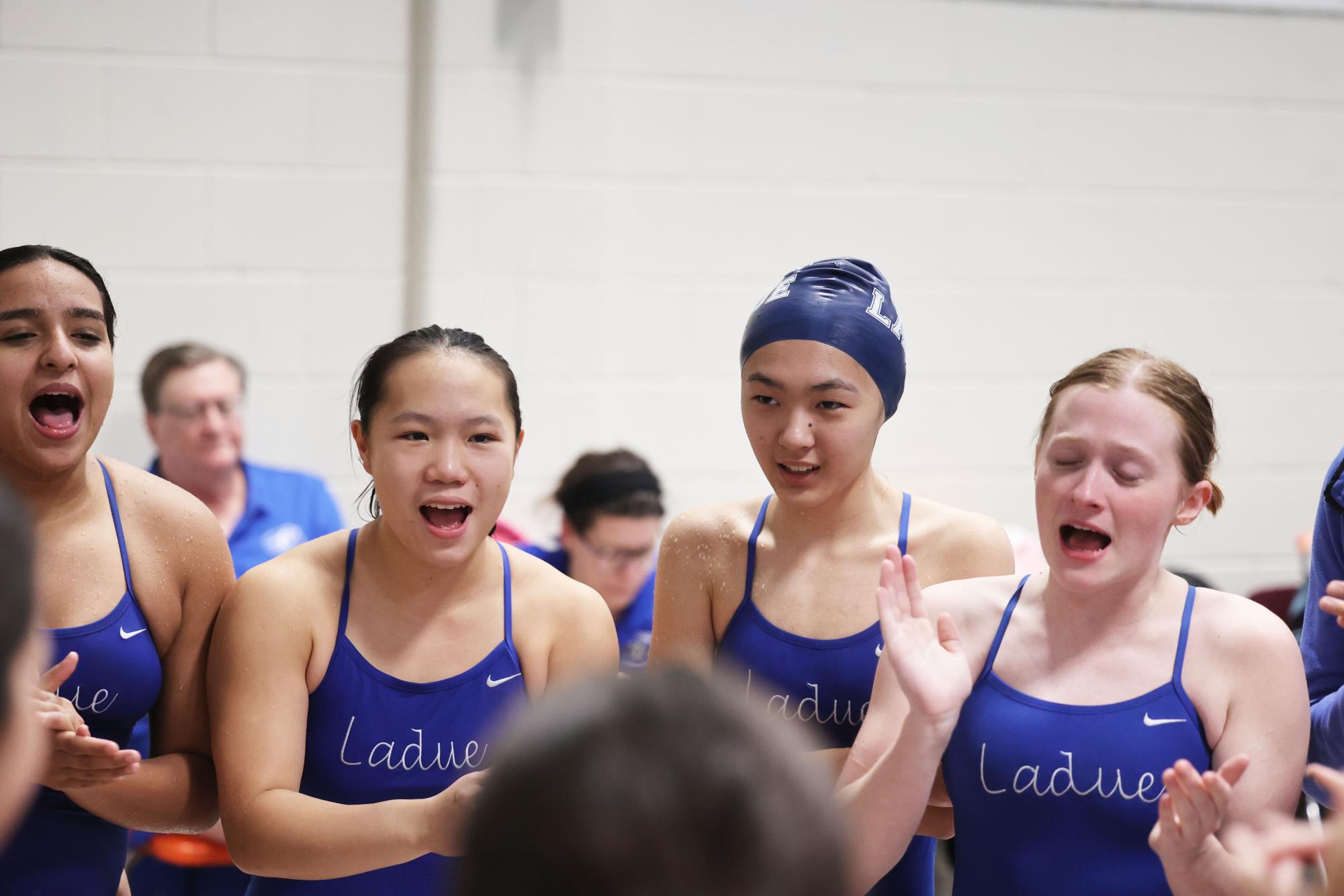 Girls swim competes against Parkway West Jan. 29