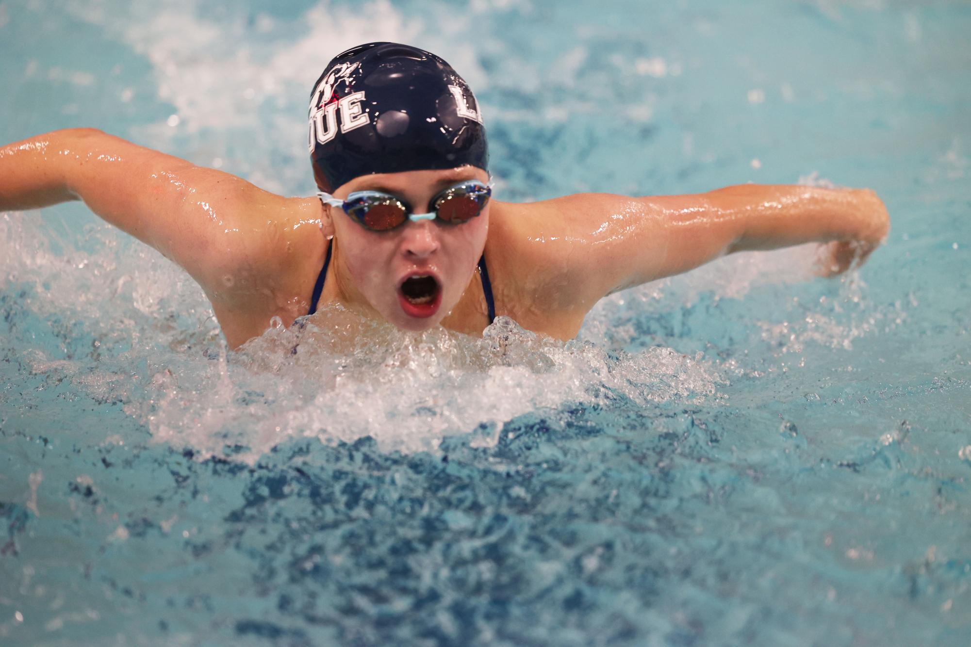 Girls swim competes against Parkway West Jan. 29