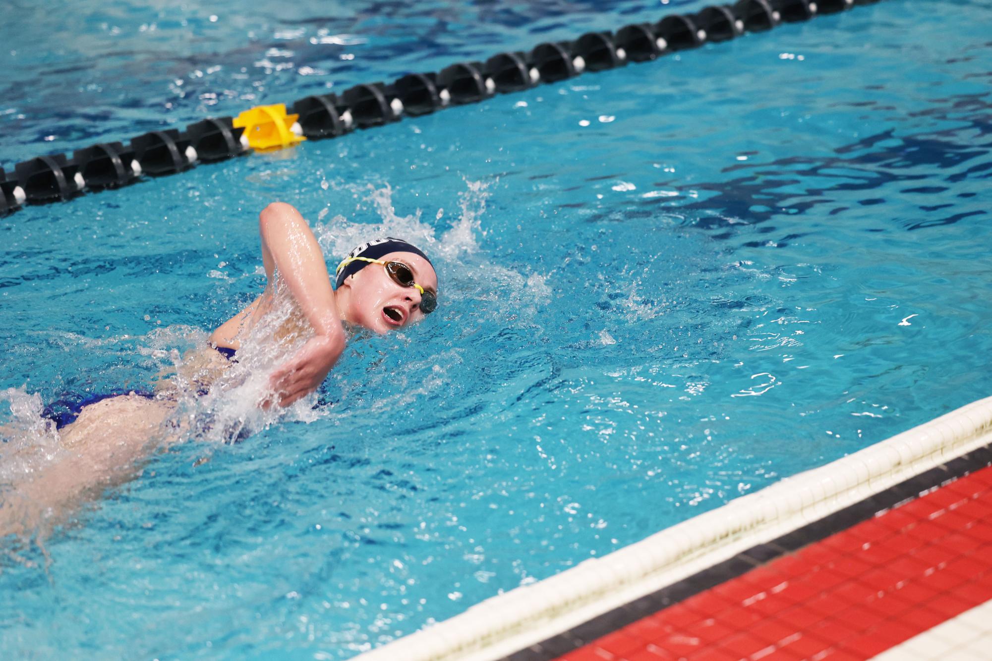 Girls swim competes against Parkway West Jan. 29