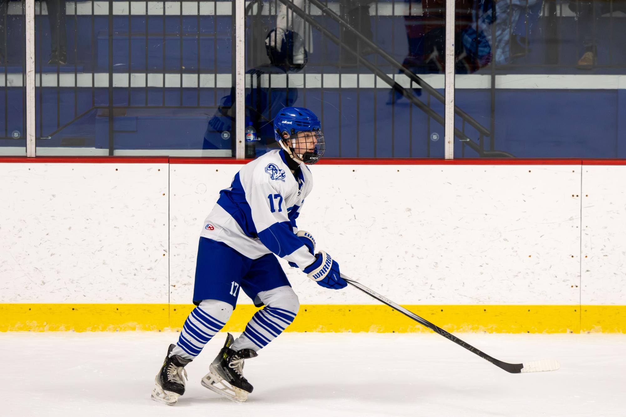 Boys hockey defeats Clayton 8-1