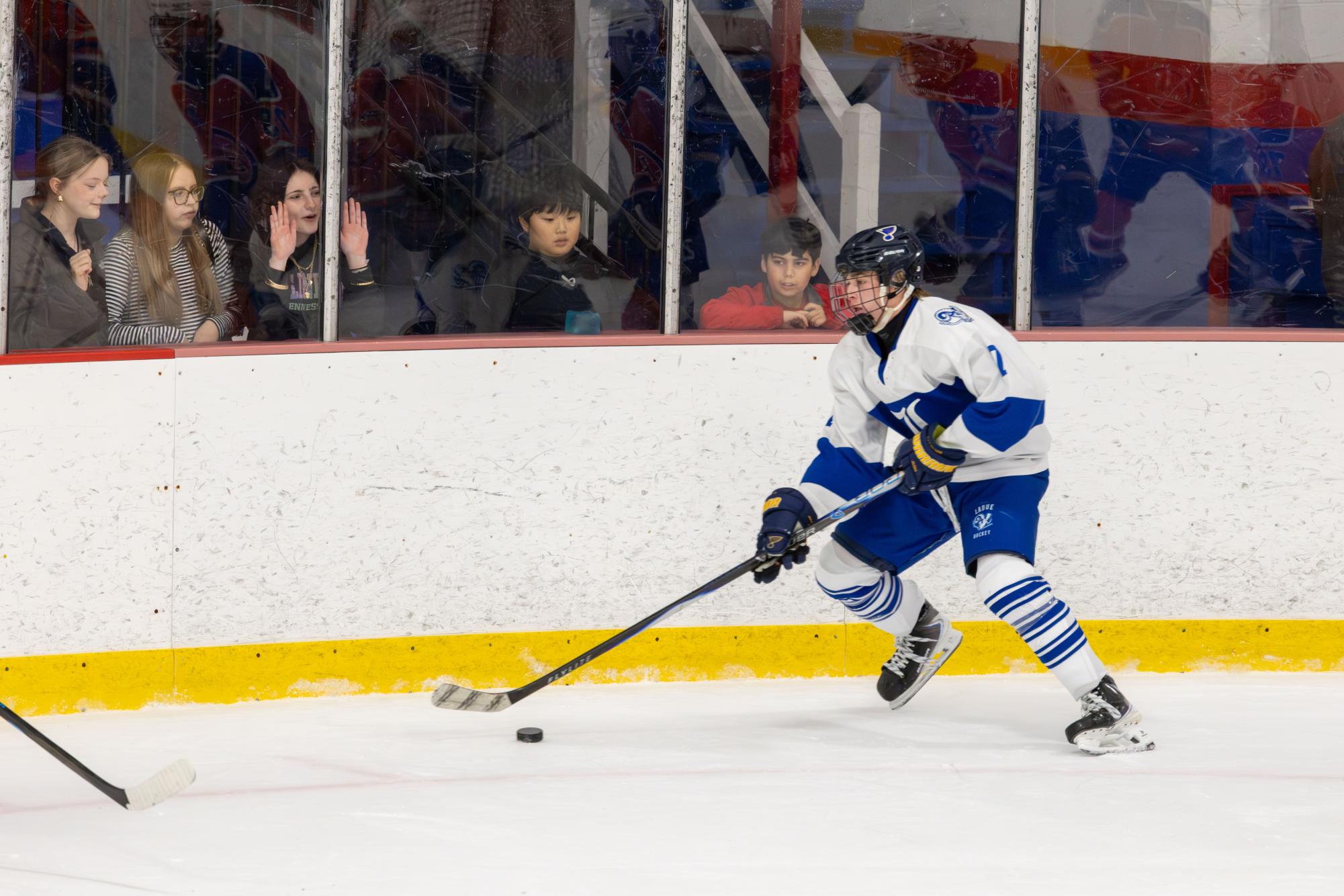 Boys hockey defeats Clayton 8-1