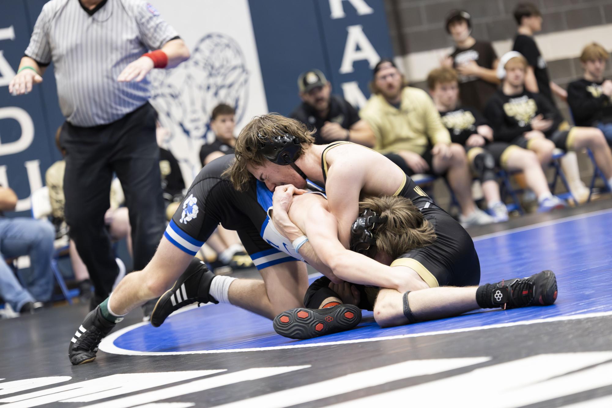 Wrestling competes in a Tri-Meet Jan. 13