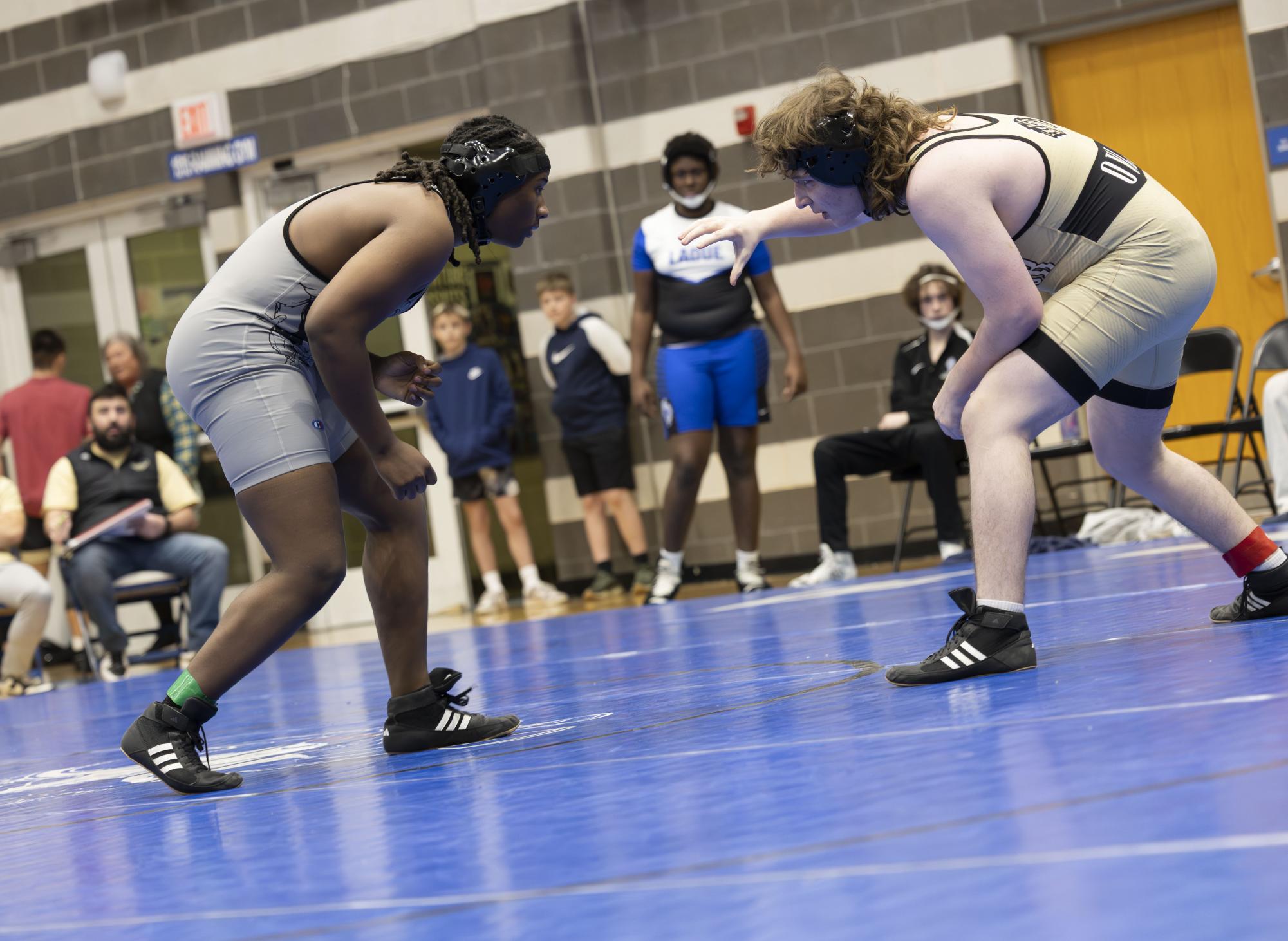 Wrestling competes in a Tri-Meet Jan. 13