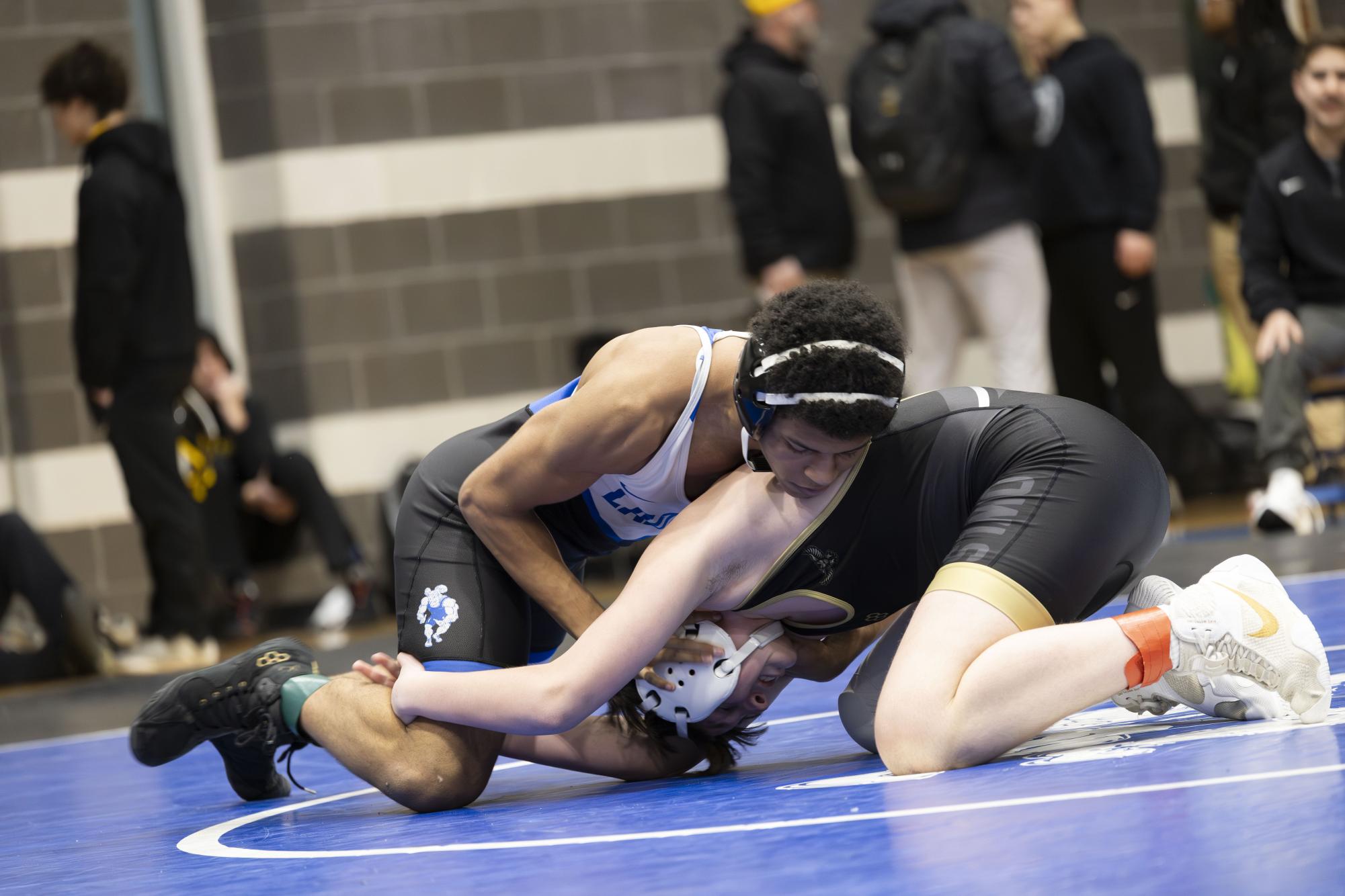 Wrestling competes in a Tri-Meet Jan. 13