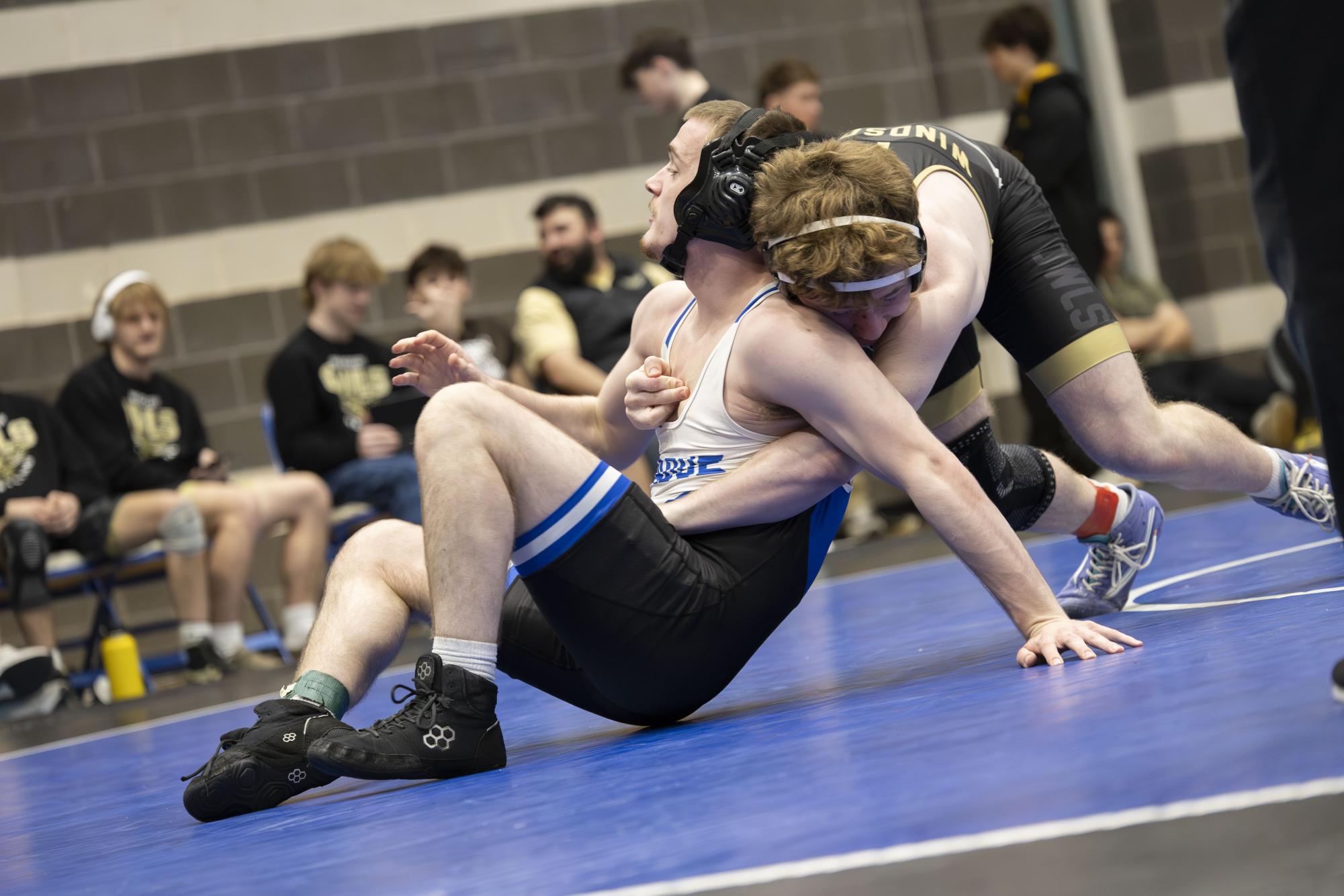 Wrestling competes in a Tri-Meet Jan. 13
