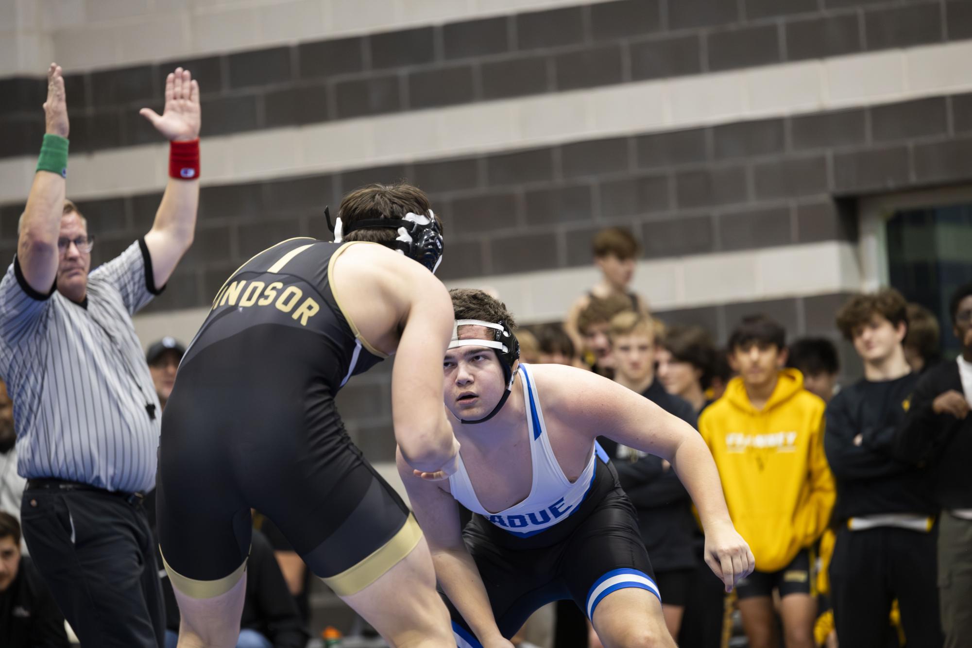 Wrestling competes in a Tri-Meet Jan. 13