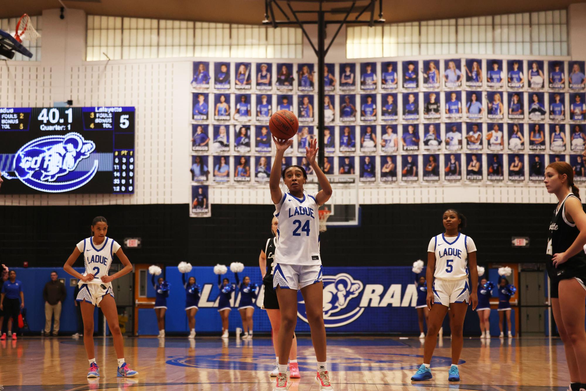 Girls basketball competes against Lafayette Feb. 5