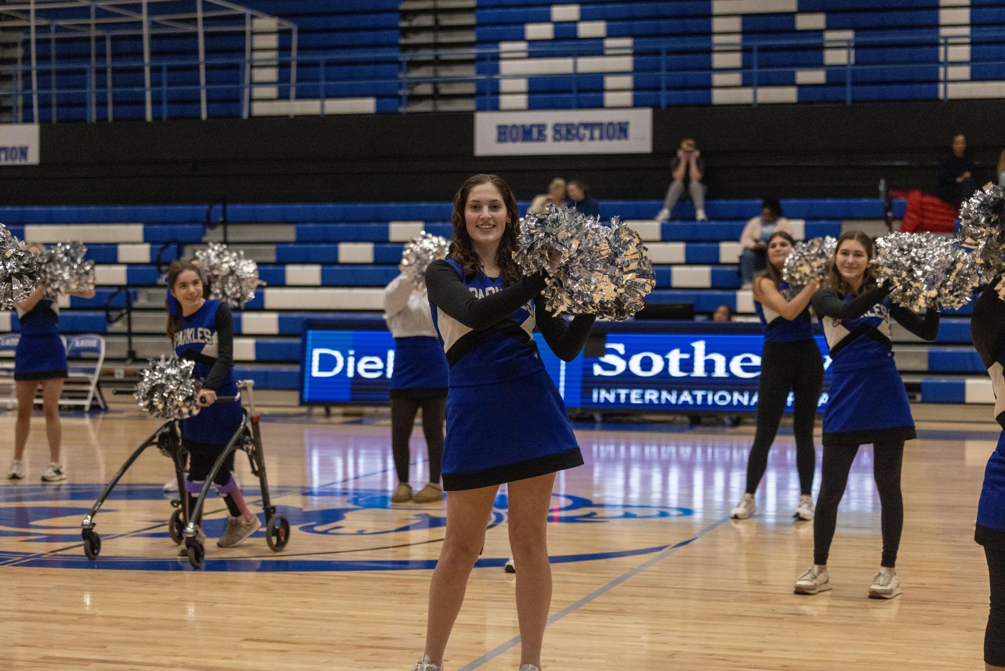 Sparkle Preforms at Girls Basketball Game Feb. 5
