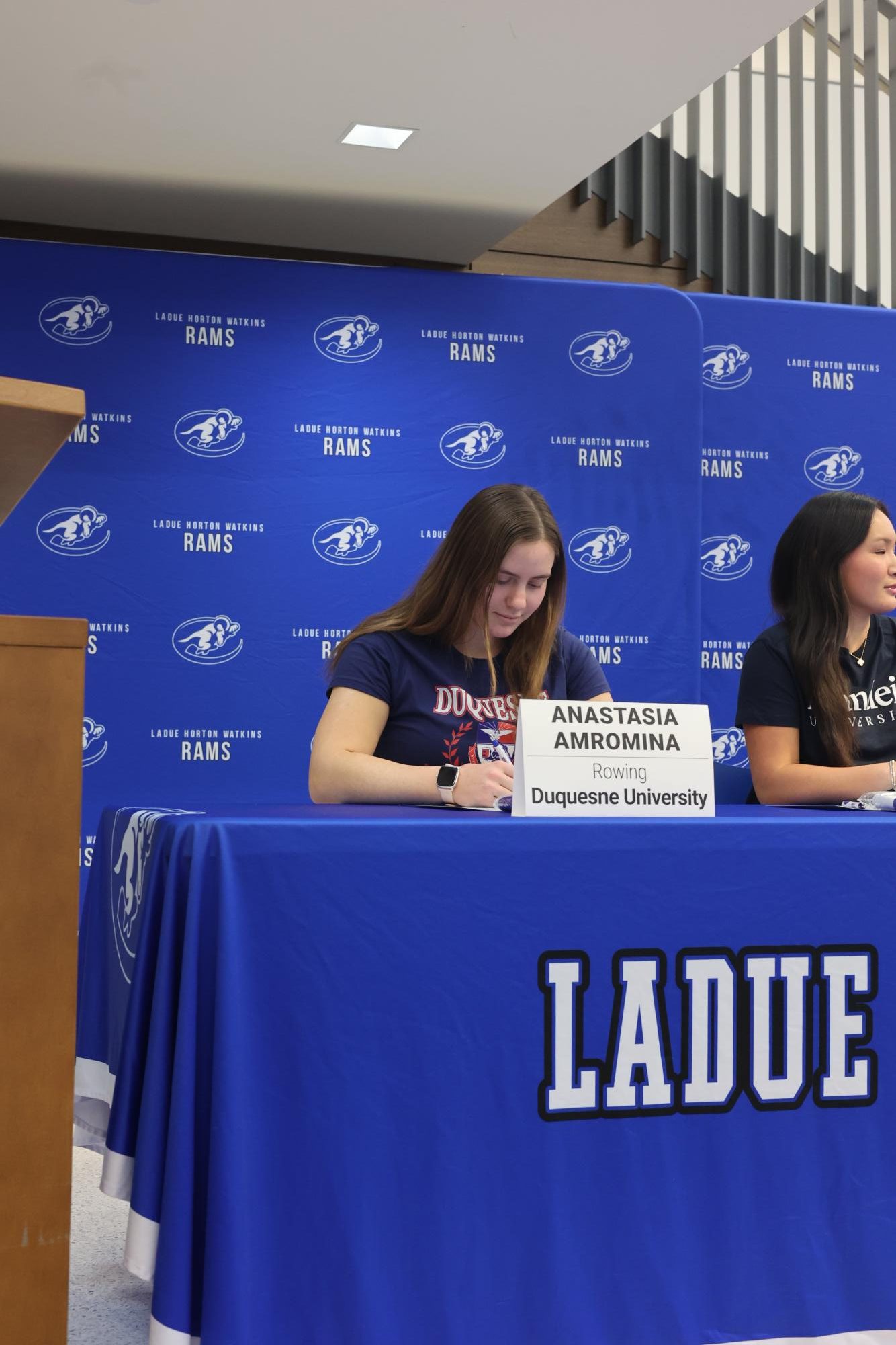 Ladue collegiate athletes participate in signing day Feb. 4