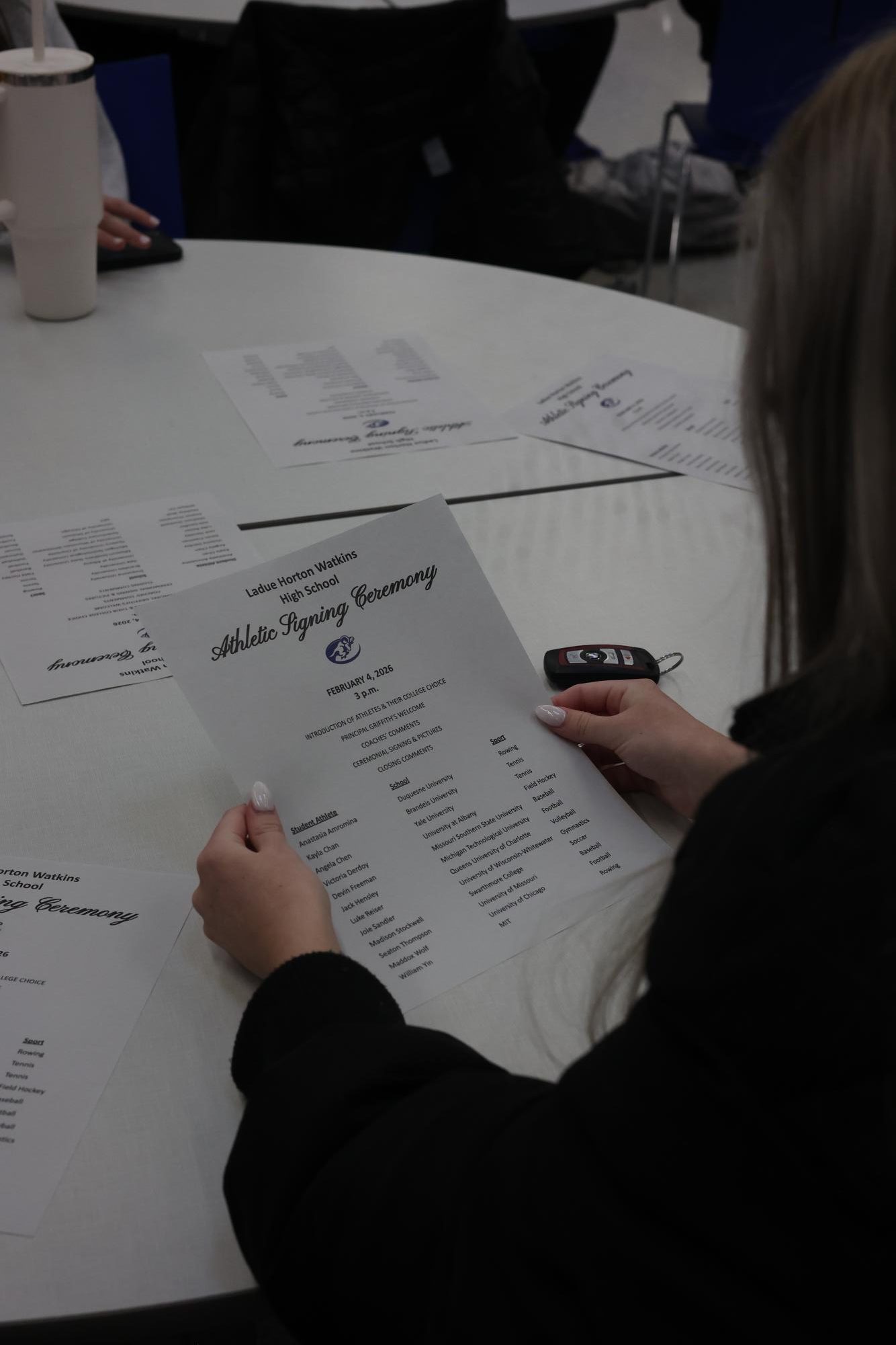 Ladue collegiate athletes participate in signing day Feb. 4