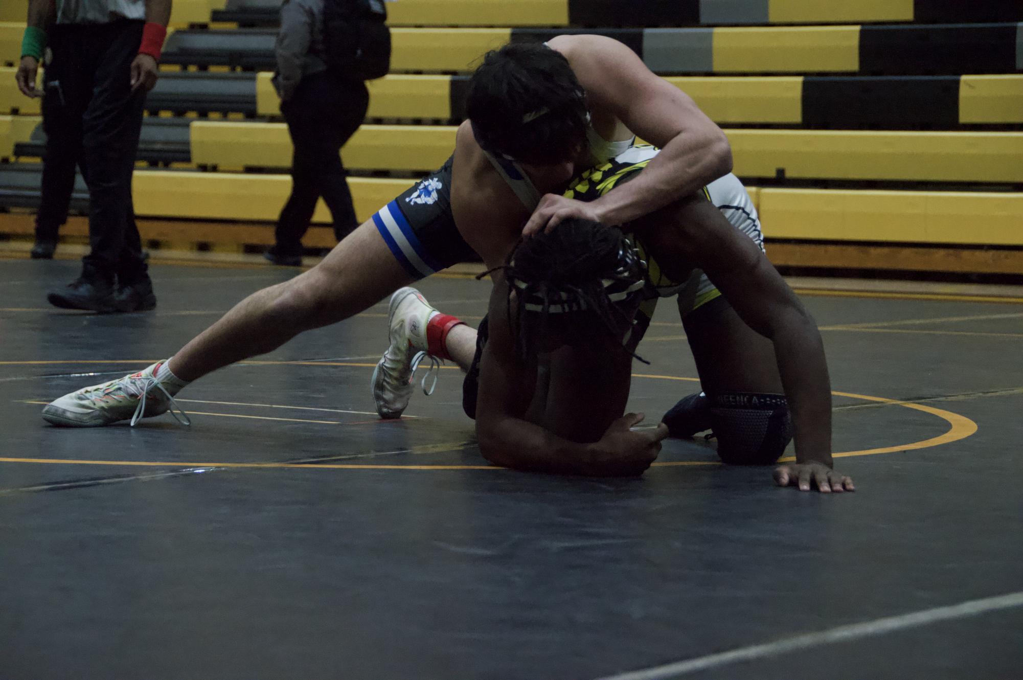 Ladue wrestling wins against both Hazelwood Central and Clayton at meet Feb. 3