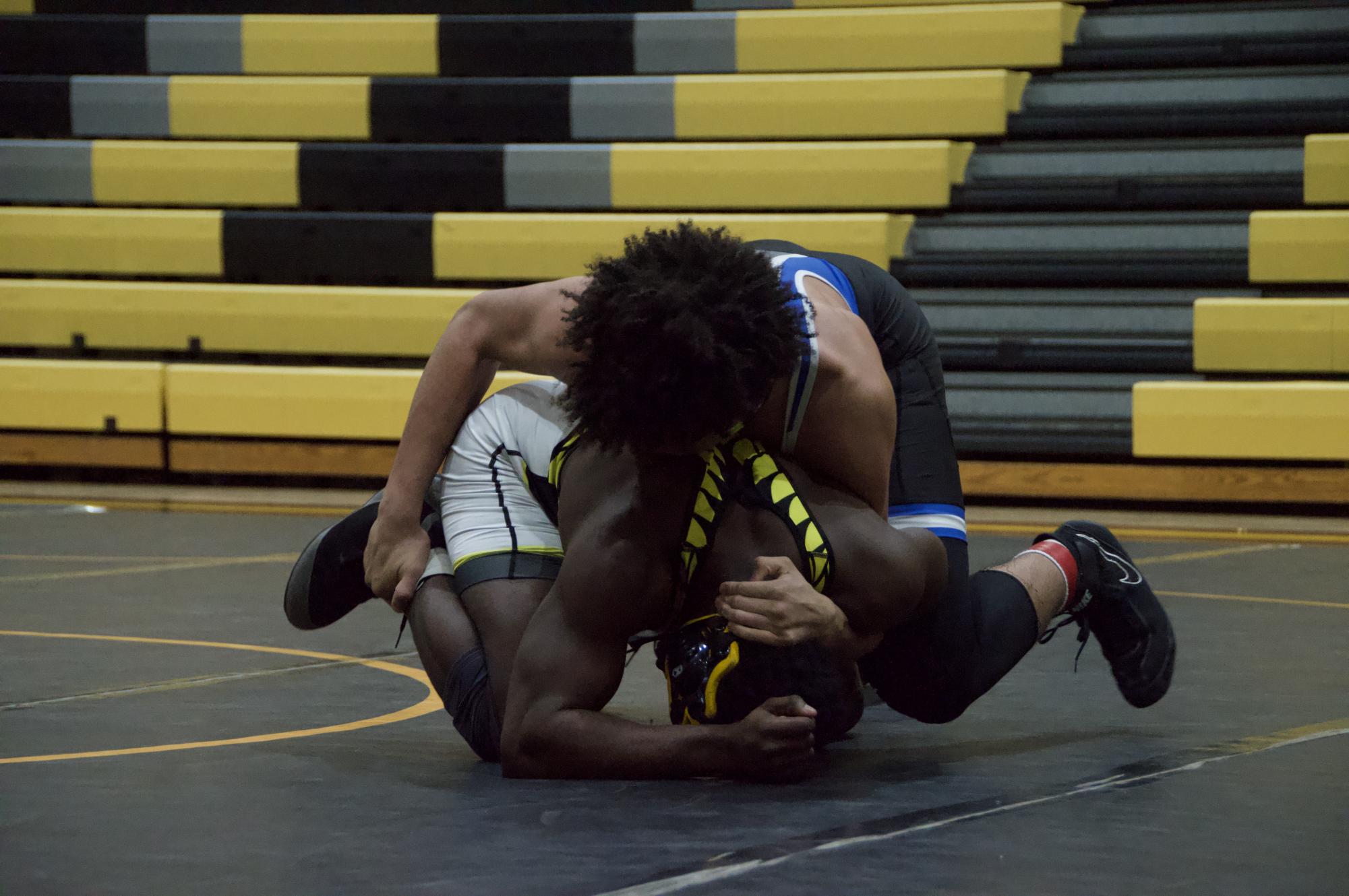 Ladue wrestling wins against both Hazelwood Central and Clayton at meet Feb. 3