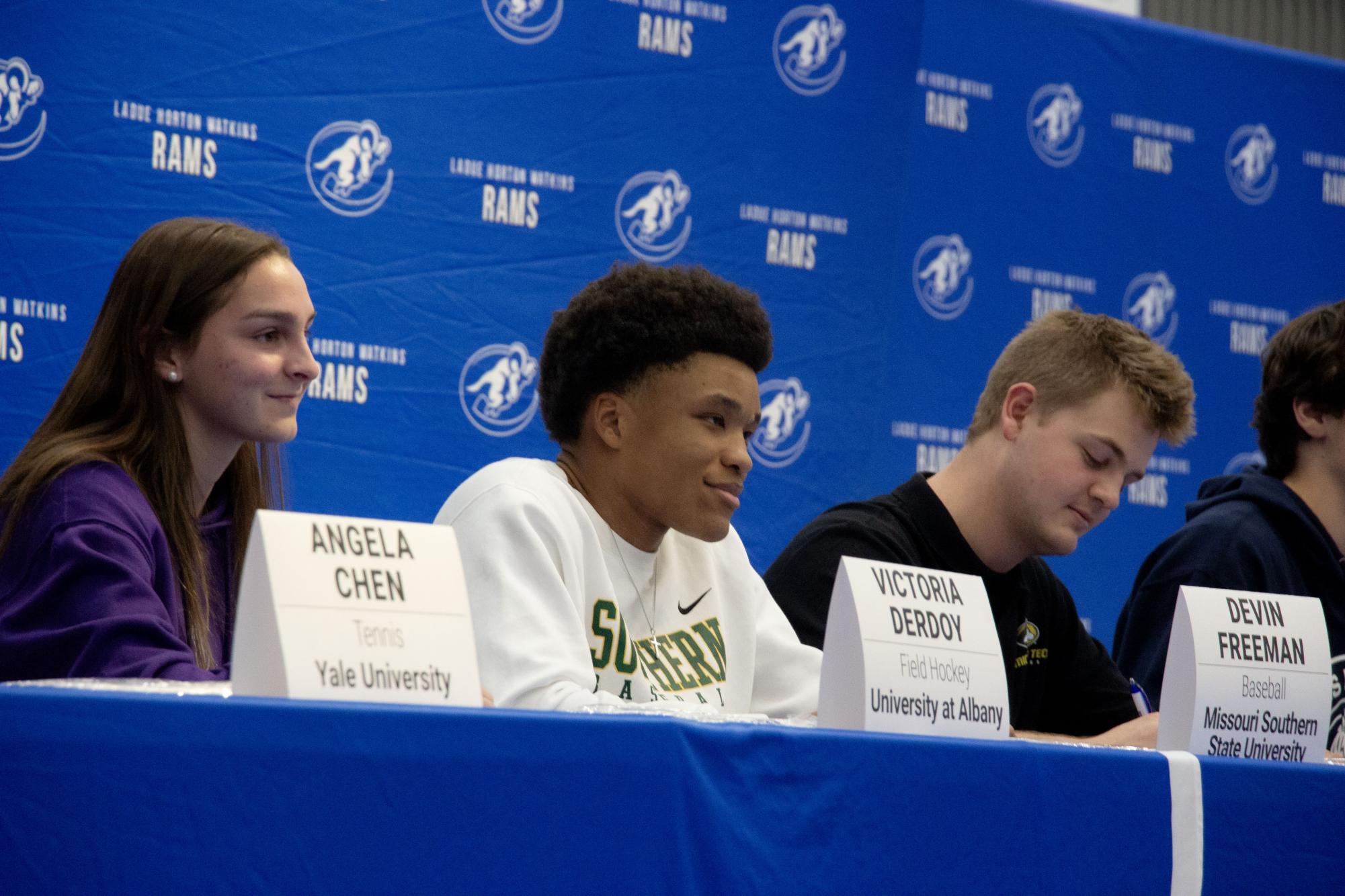Ladue collegiate athletes participate in signing day Feb. 4