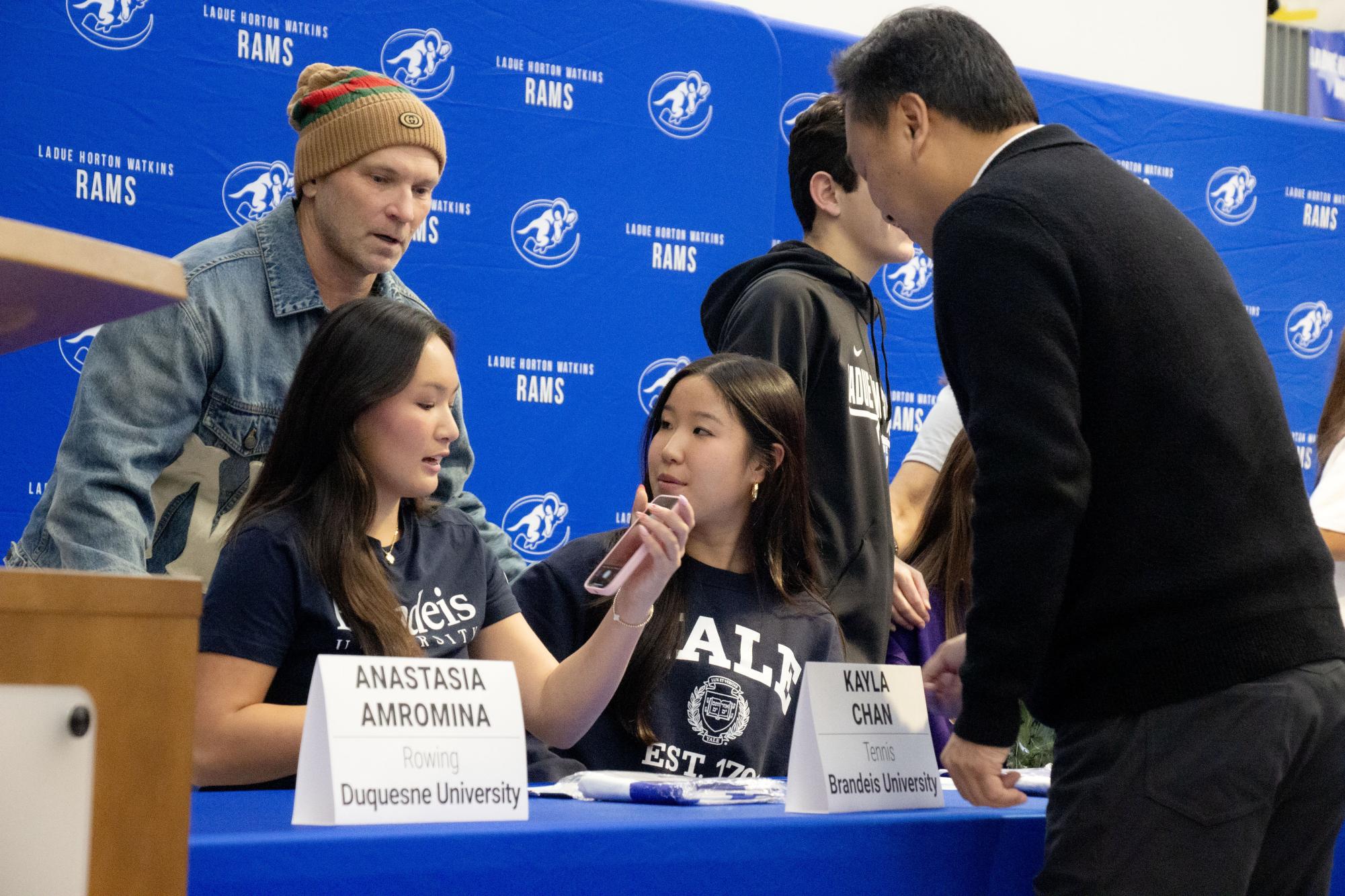 Ladue collegiate athletes participate in signing day Feb. 4