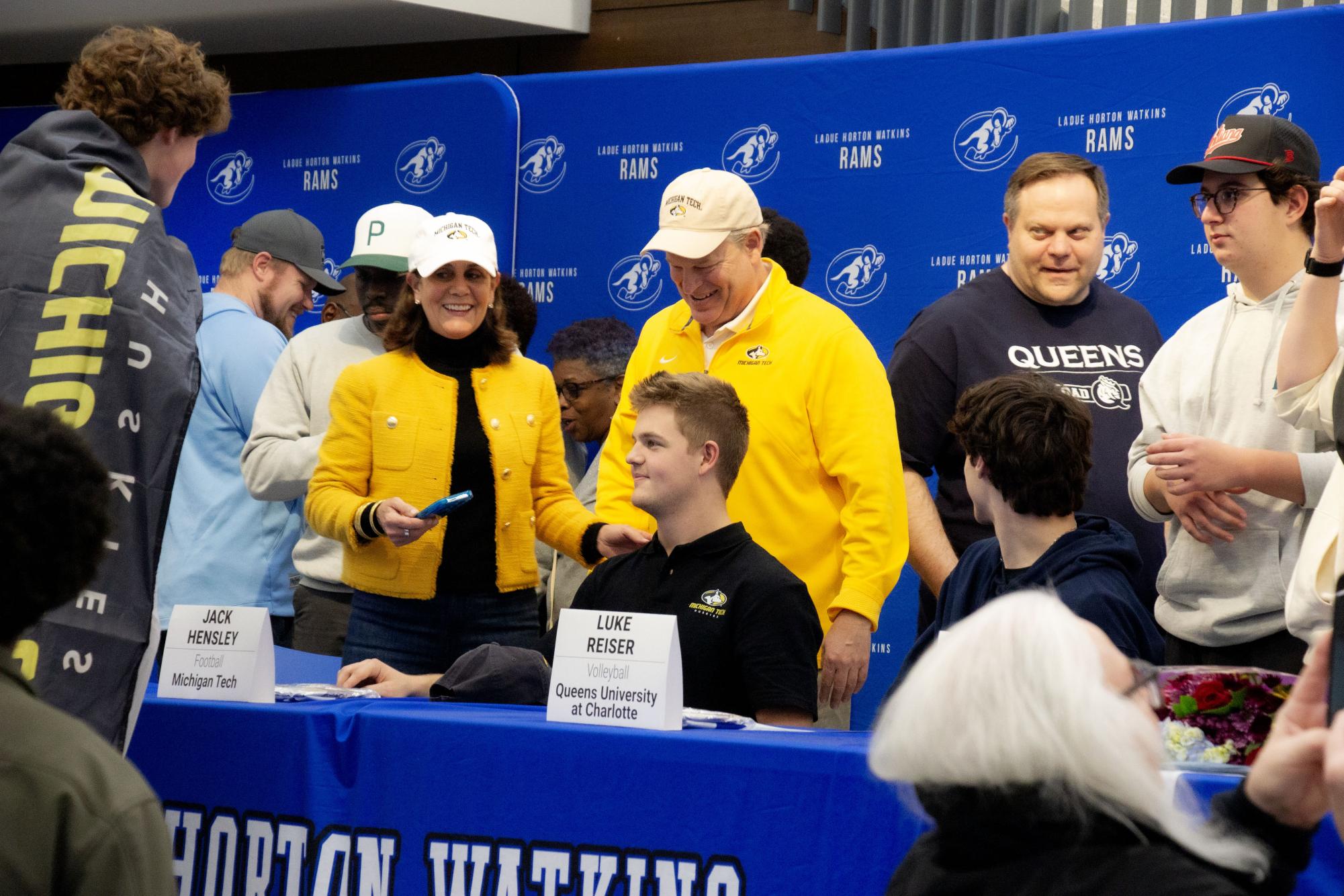 Ladue collegiate athletes participate in signing day Feb. 4
