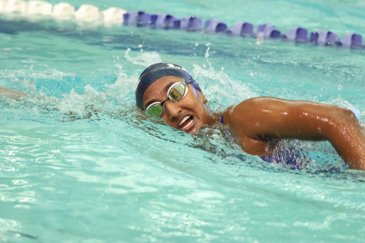 Girls swim faces off against Visitation Academy Feb. 10