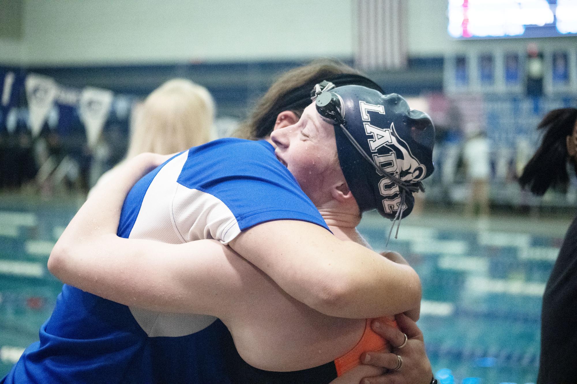 Girls swim team faces off in Red Pool Conference Meet Feb. 4