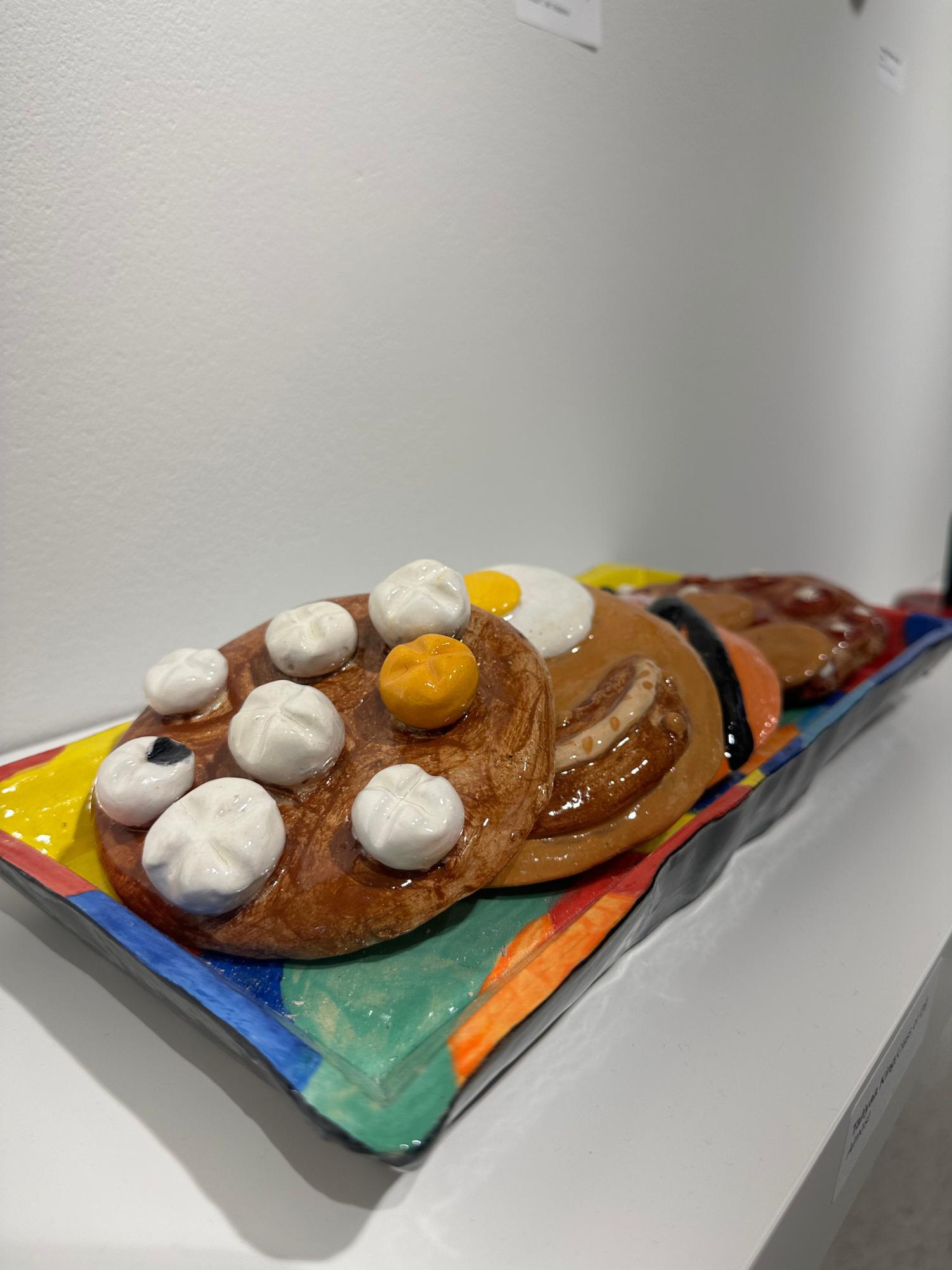 Ceramics classes display food themed projects in Spirtas Gallery Jan. 31