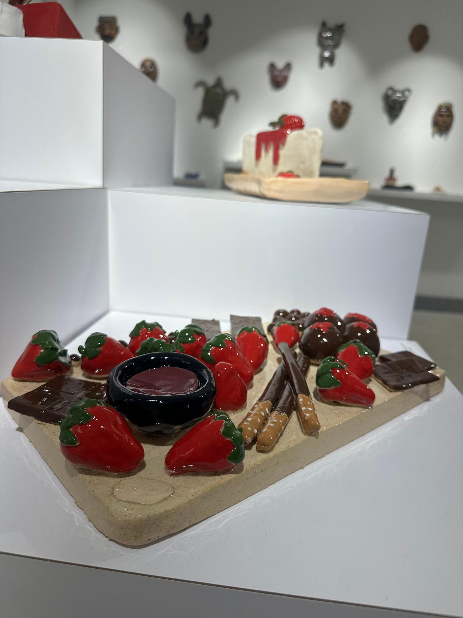 Ceramics classes display food themed projects in Spirtas Gallery Jan. 31