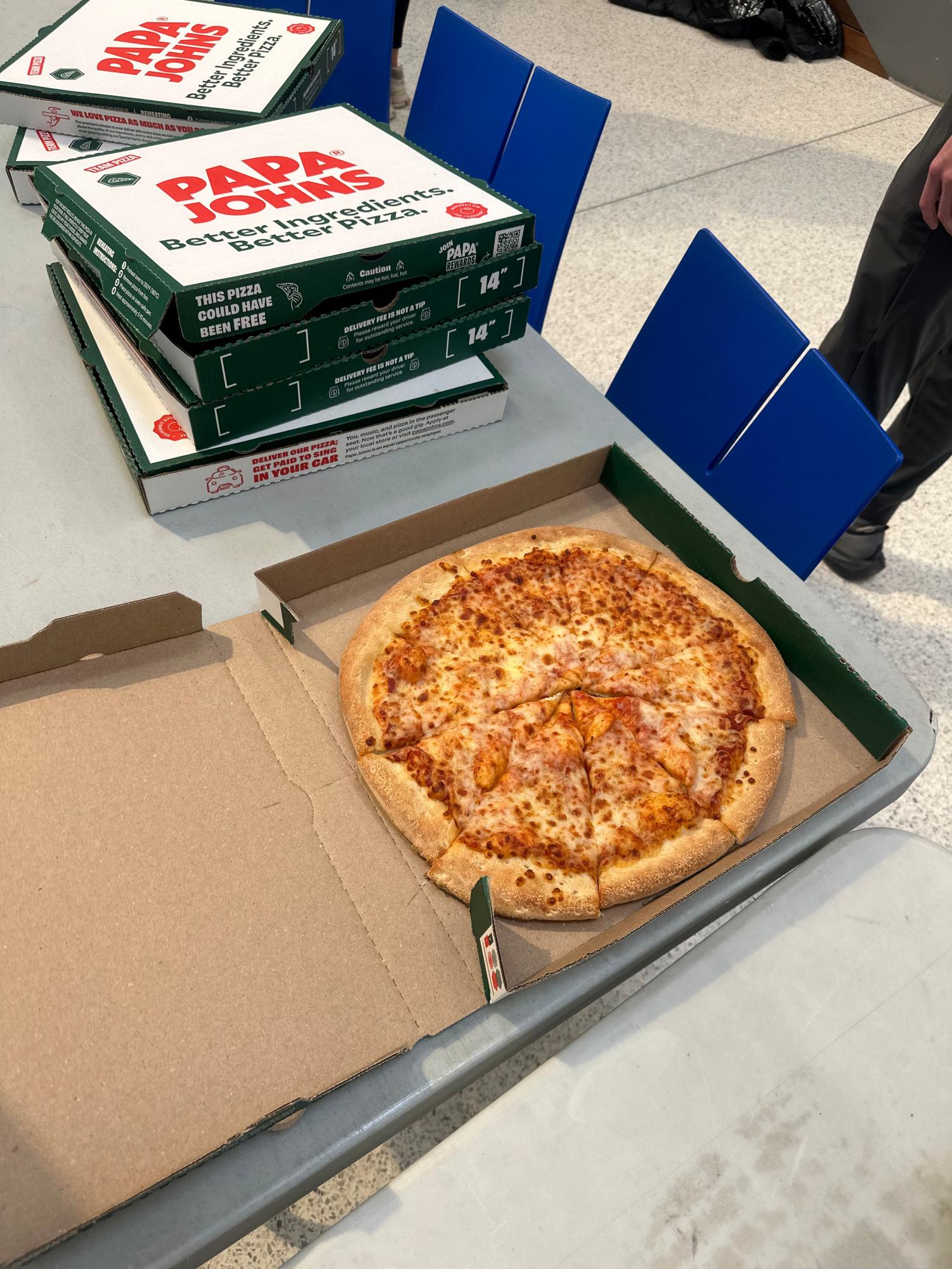 Dance Marathon sells pizzas at lunch Jan. 31