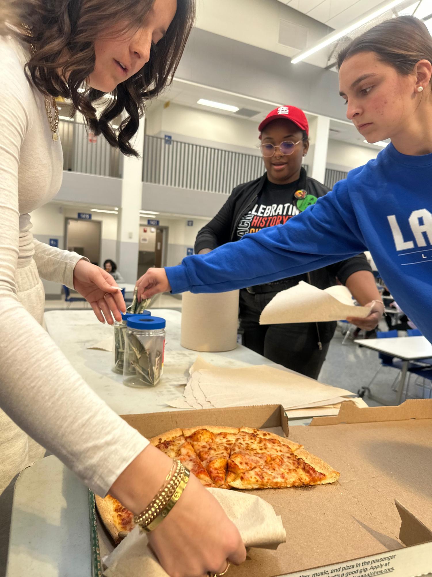 Dance Marathon sells pizzas at lunch Jan. 31
