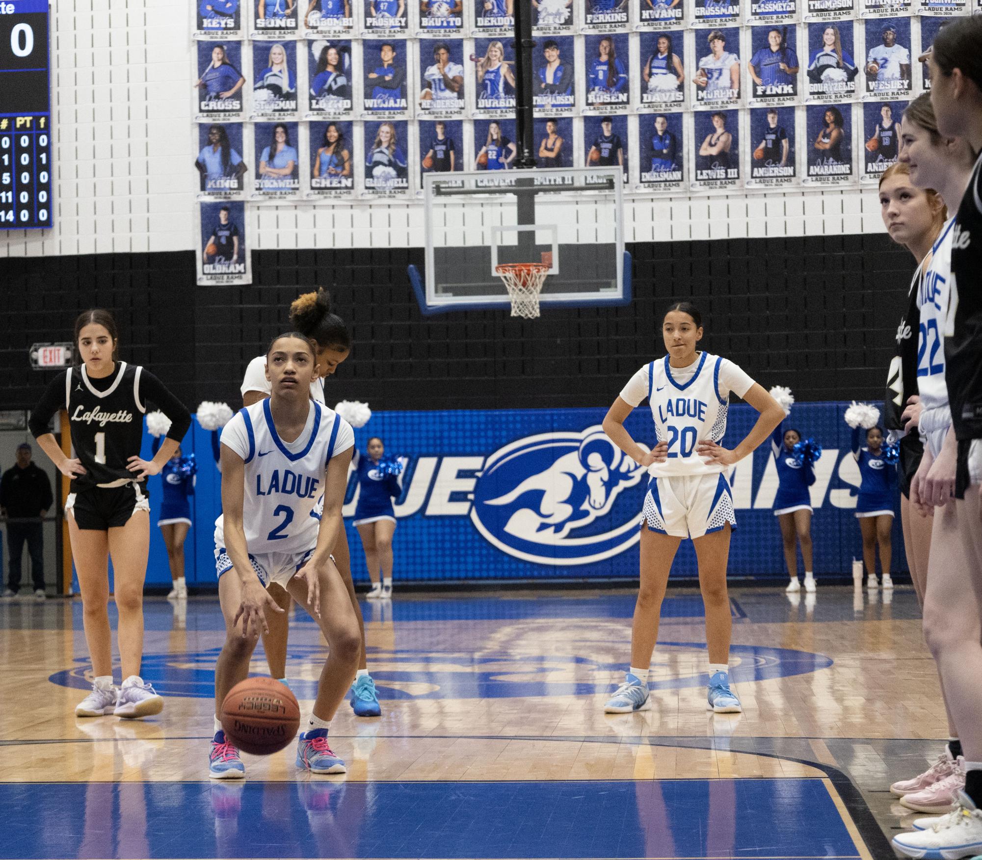 Girls basketball competes against Lafayette Feb. 5