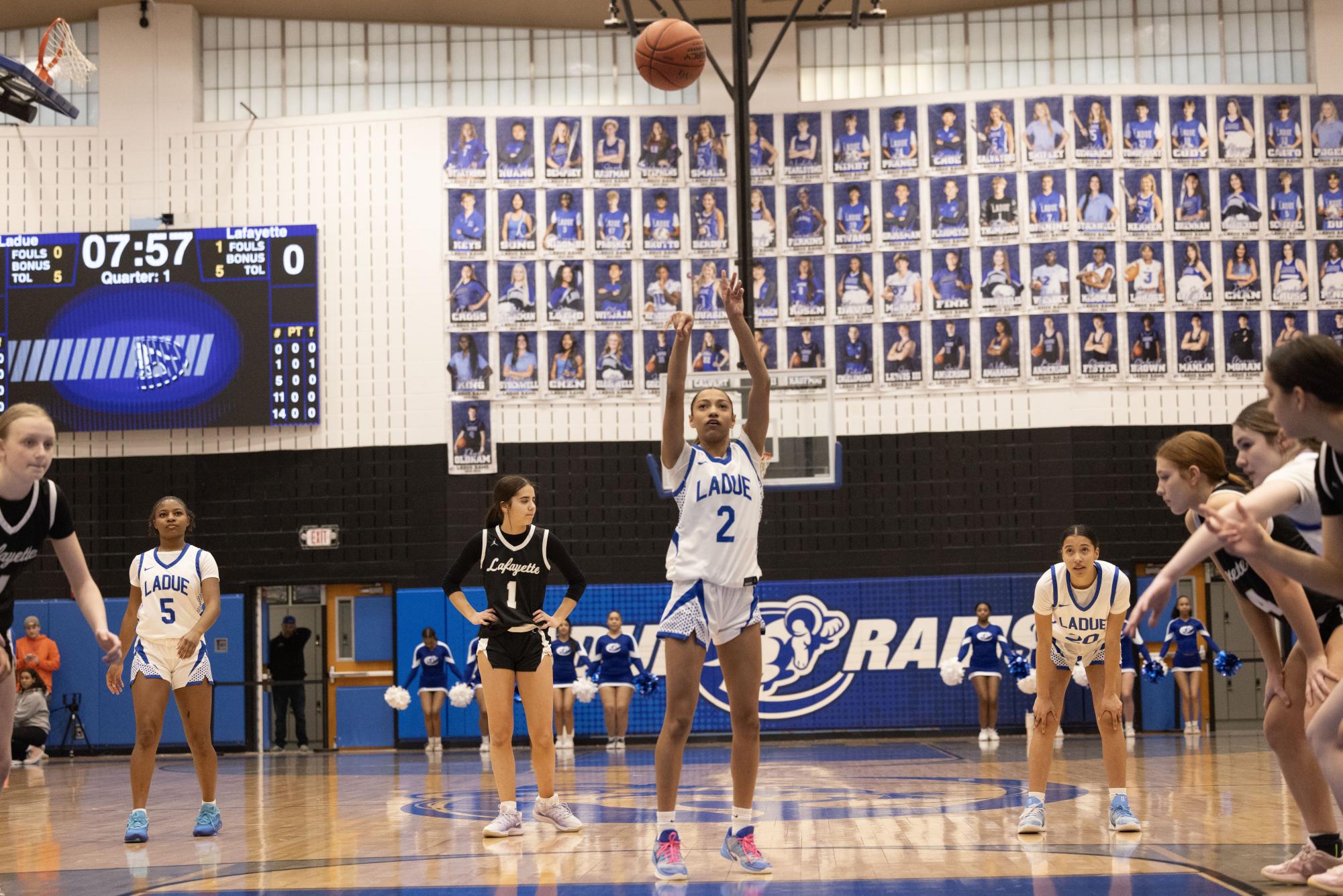 Girls basketball competes against Lafayette Feb. 5