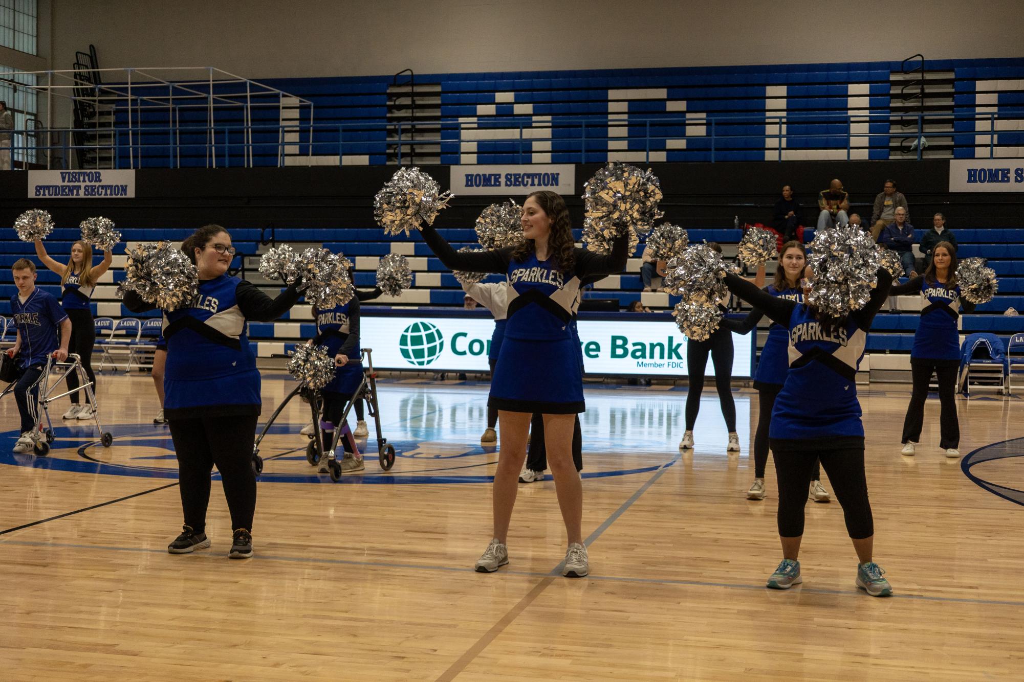 Sparkle Preforms at Girls Basketball Game Feb. 5