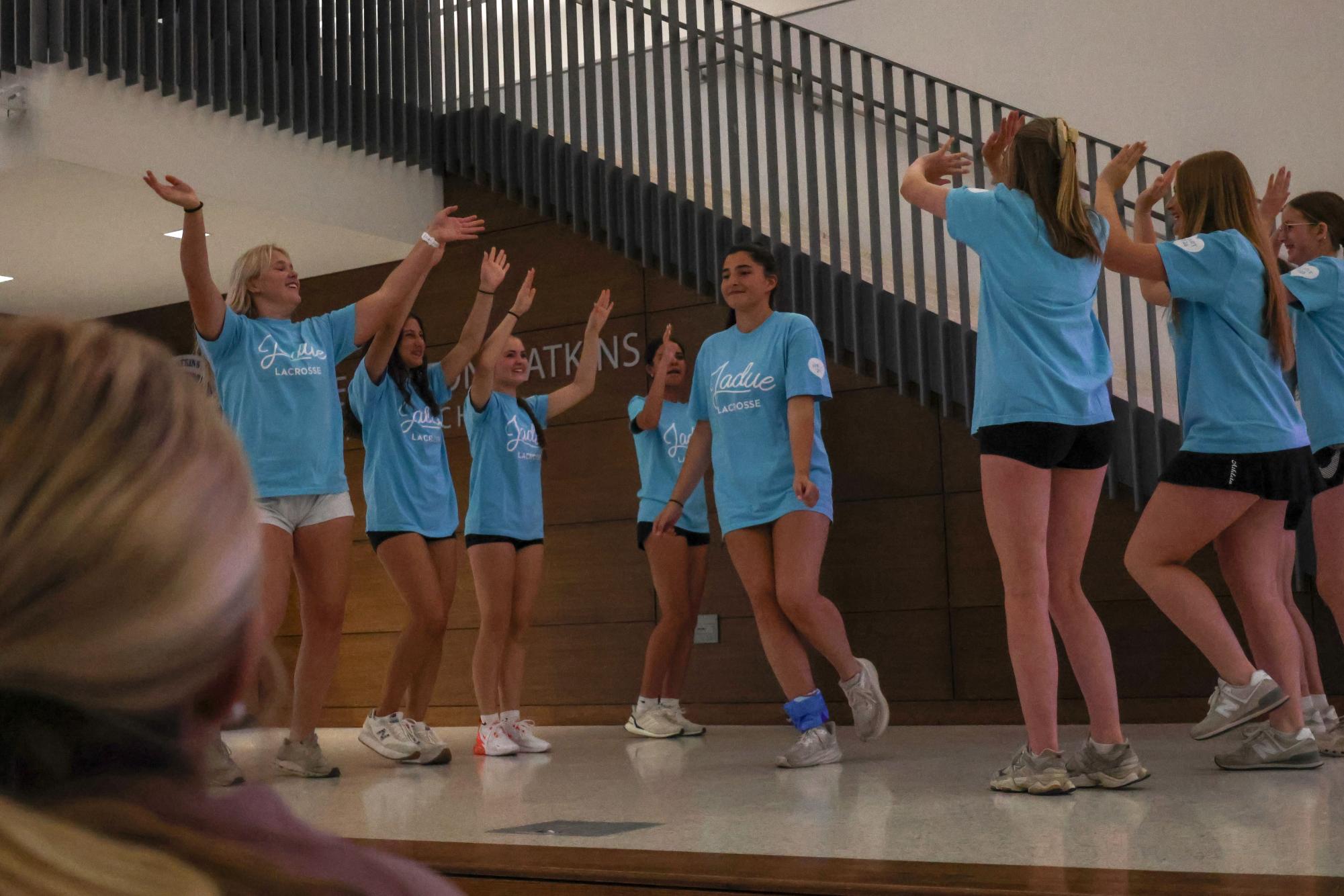 Girls lacrosse hosts a lock-in at the high school March 28